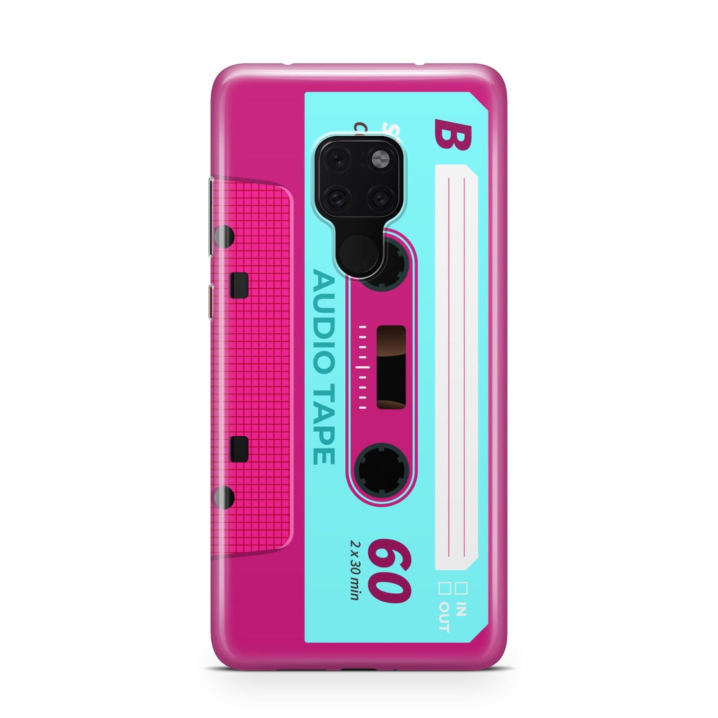 Bright Pink Cassette Tape Huawei Mate 20 Phone Case