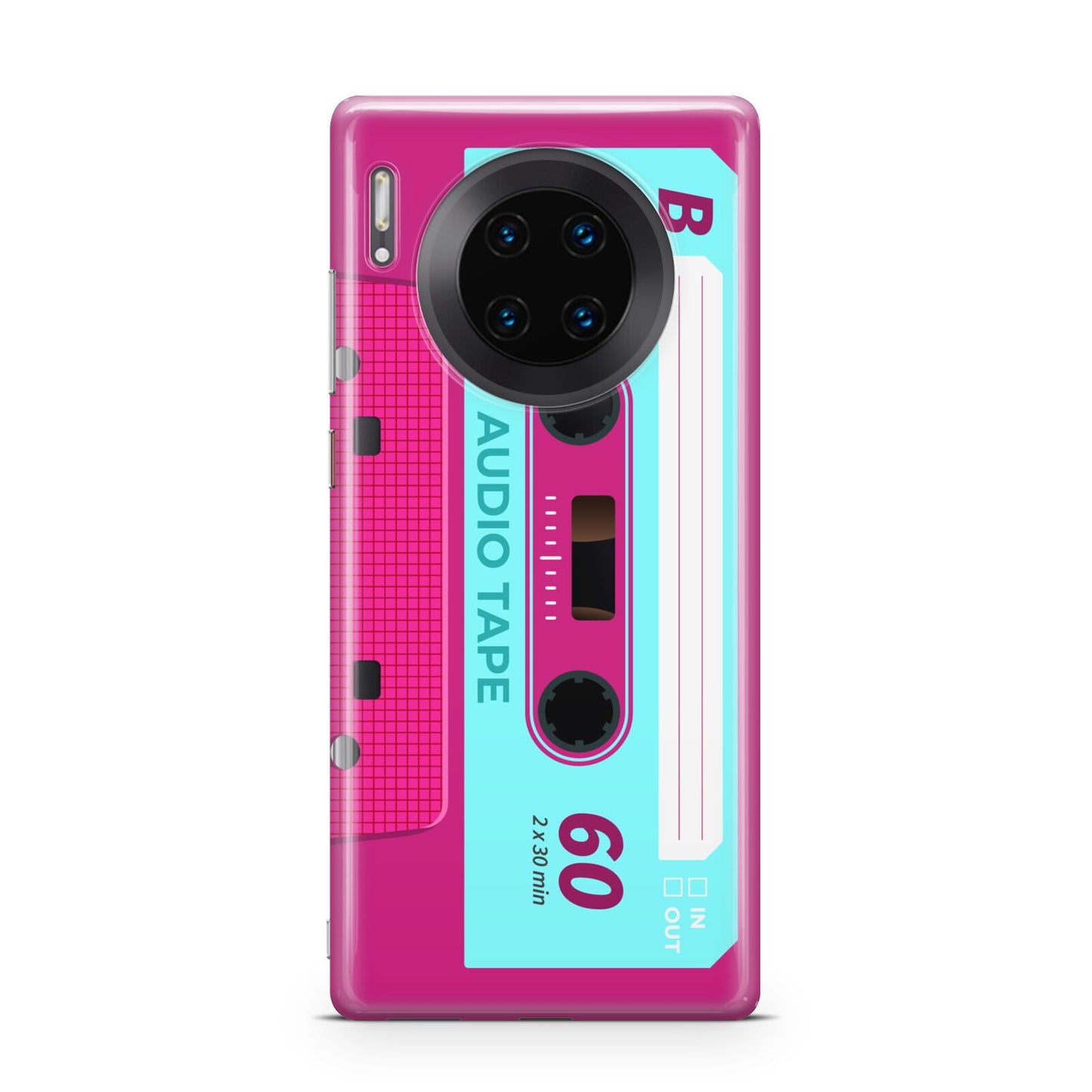 Bright Pink Cassette Tape Huawei Mate 30 Pro Phone Case