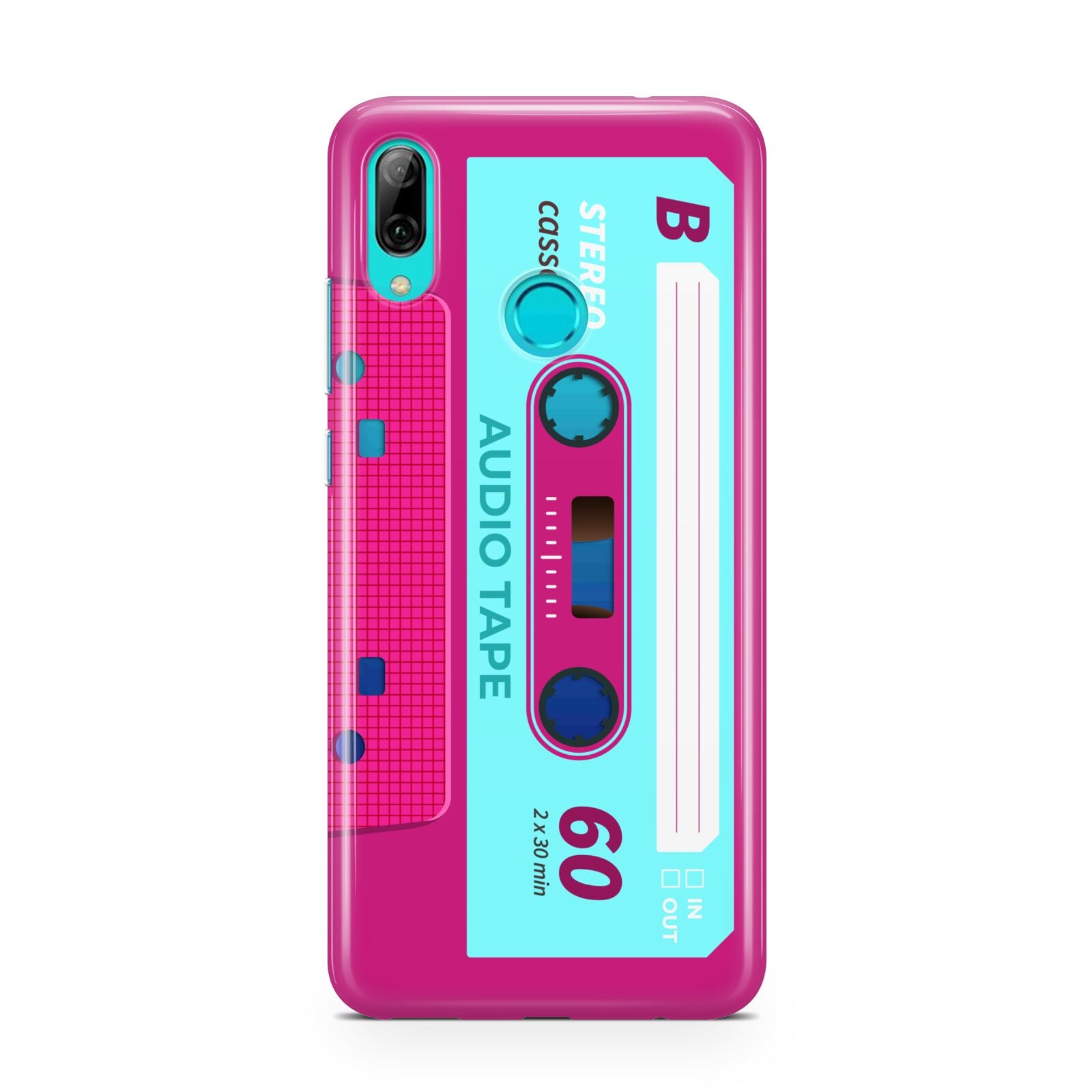 Bright Pink Cassette Tape Huawei P Smart 2019 Case