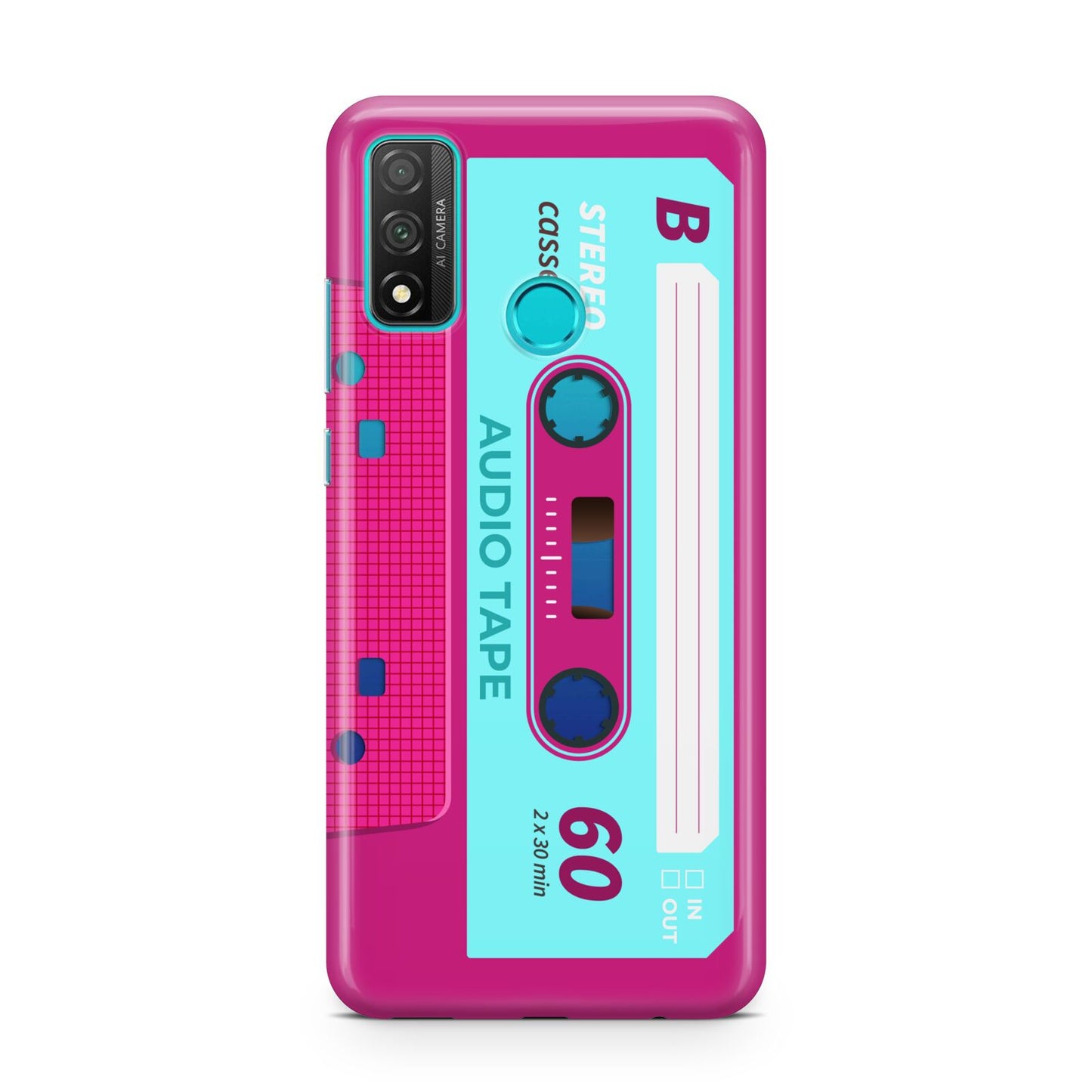 Bright Pink Cassette Tape Huawei P Smart 2020