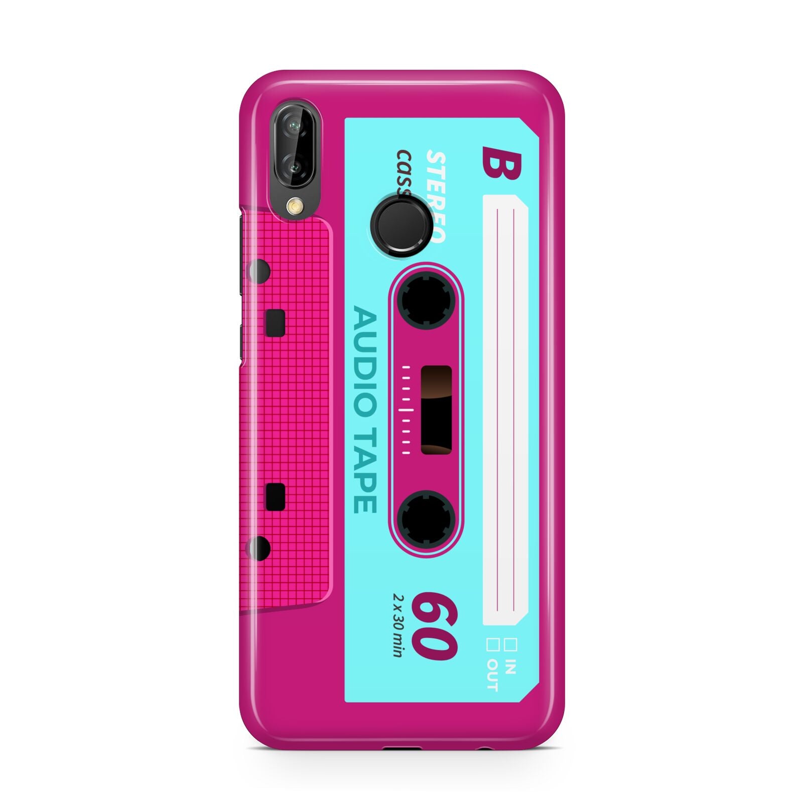 Bright Pink Cassette Tape Huawei P20 Lite Phone Case