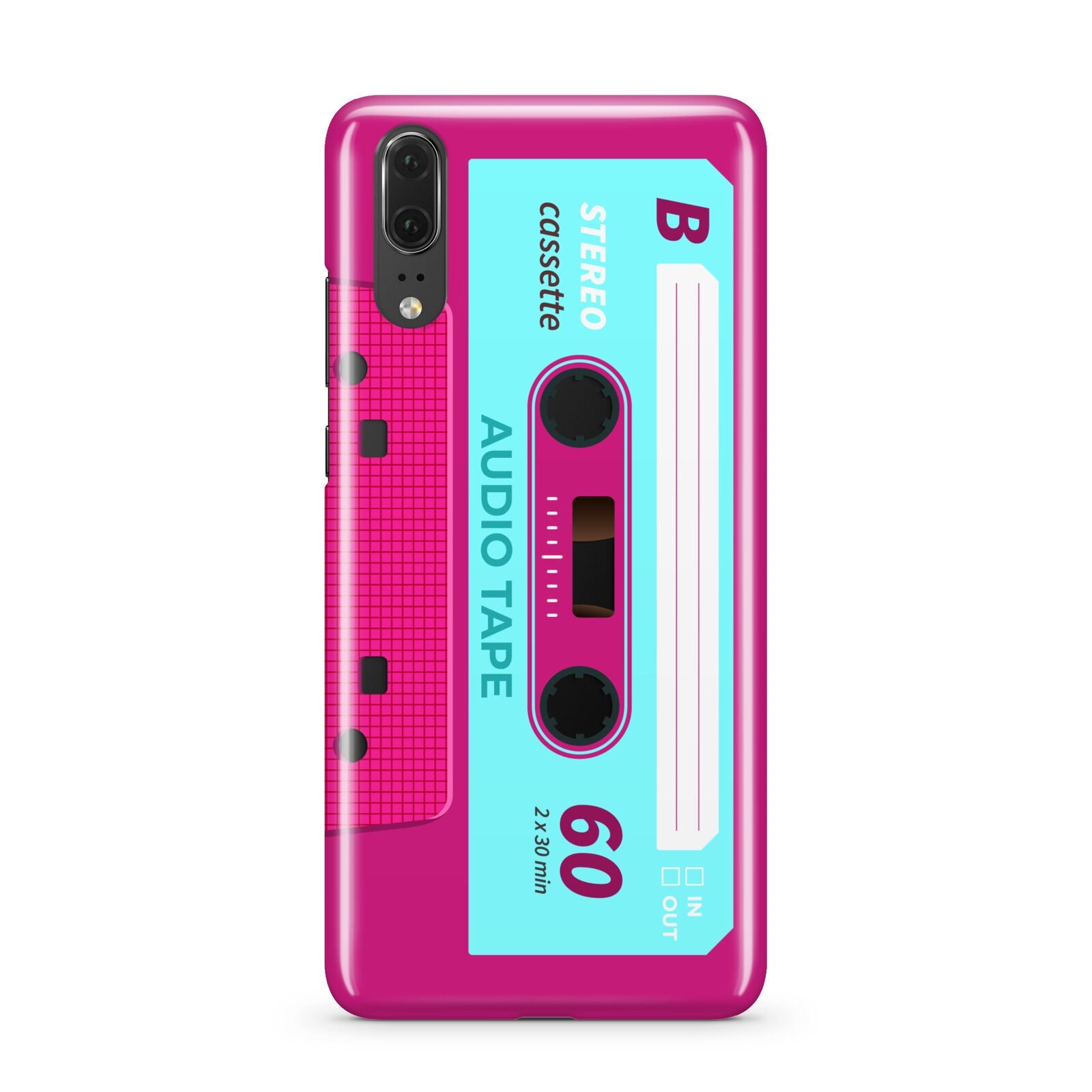 Bright Pink Cassette Tape Huawei P20 Phone Case