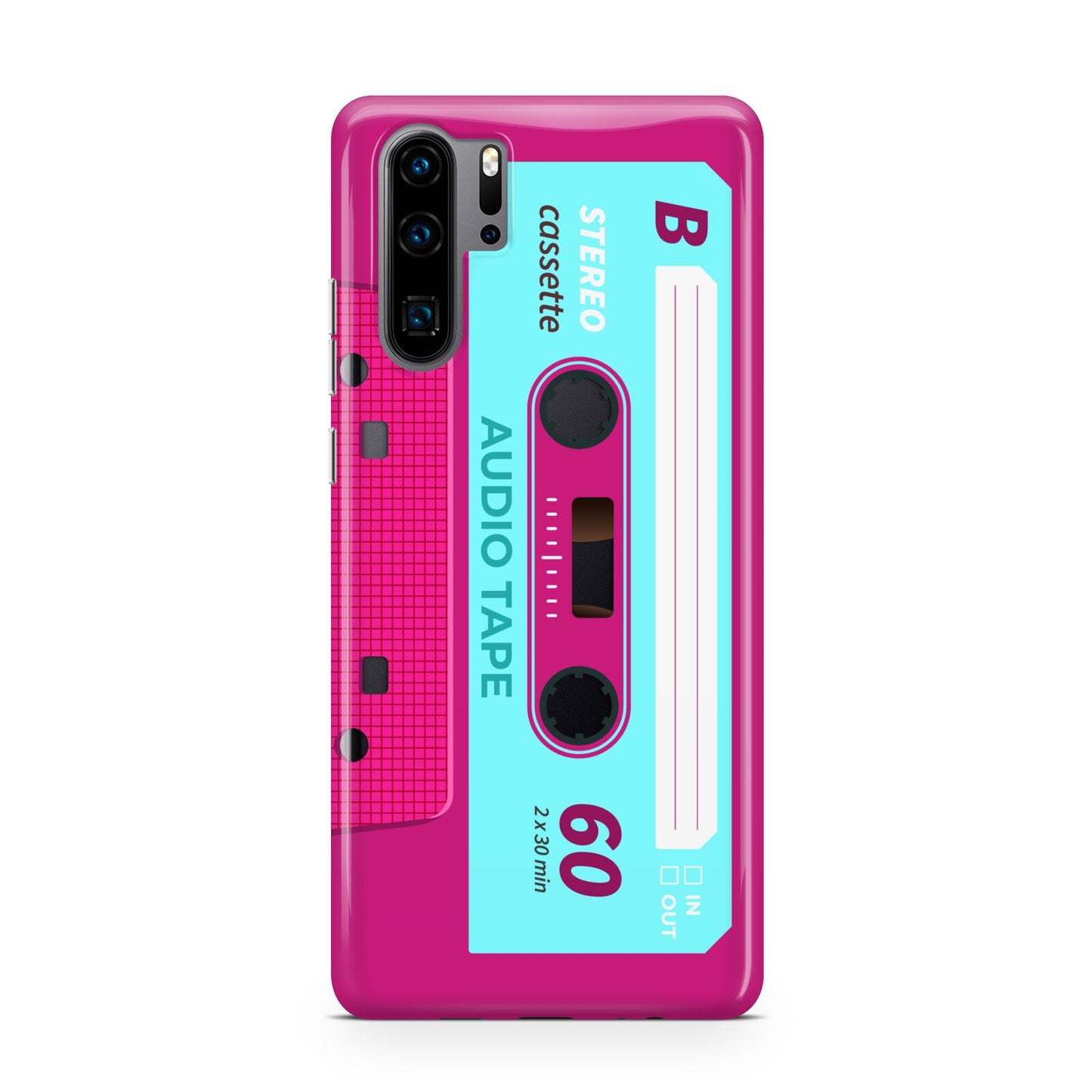 Bright Pink Cassette Tape Huawei P30 Pro Phone Case