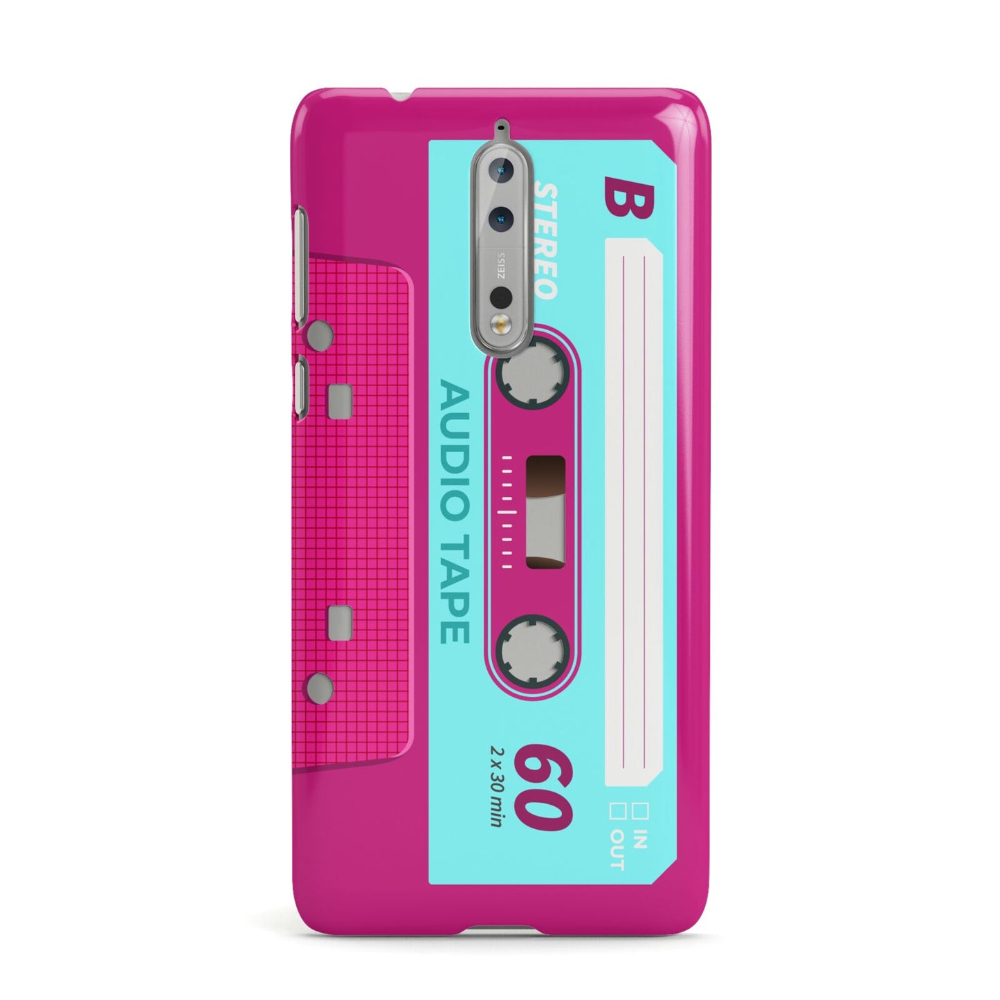 Bright Pink Cassette Tape Nokia Case