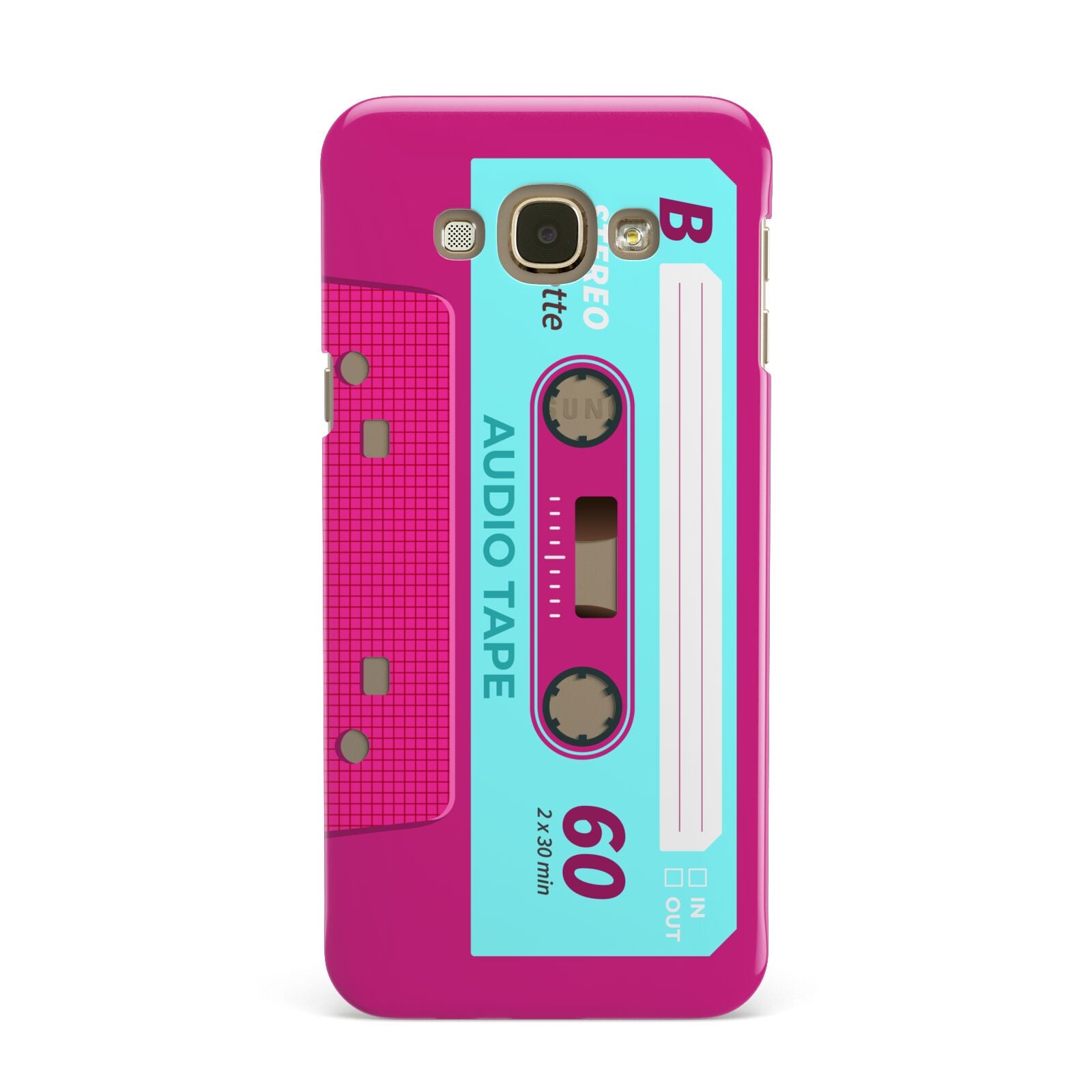 Bright Pink Cassette Tape Samsung Galaxy A8 Case