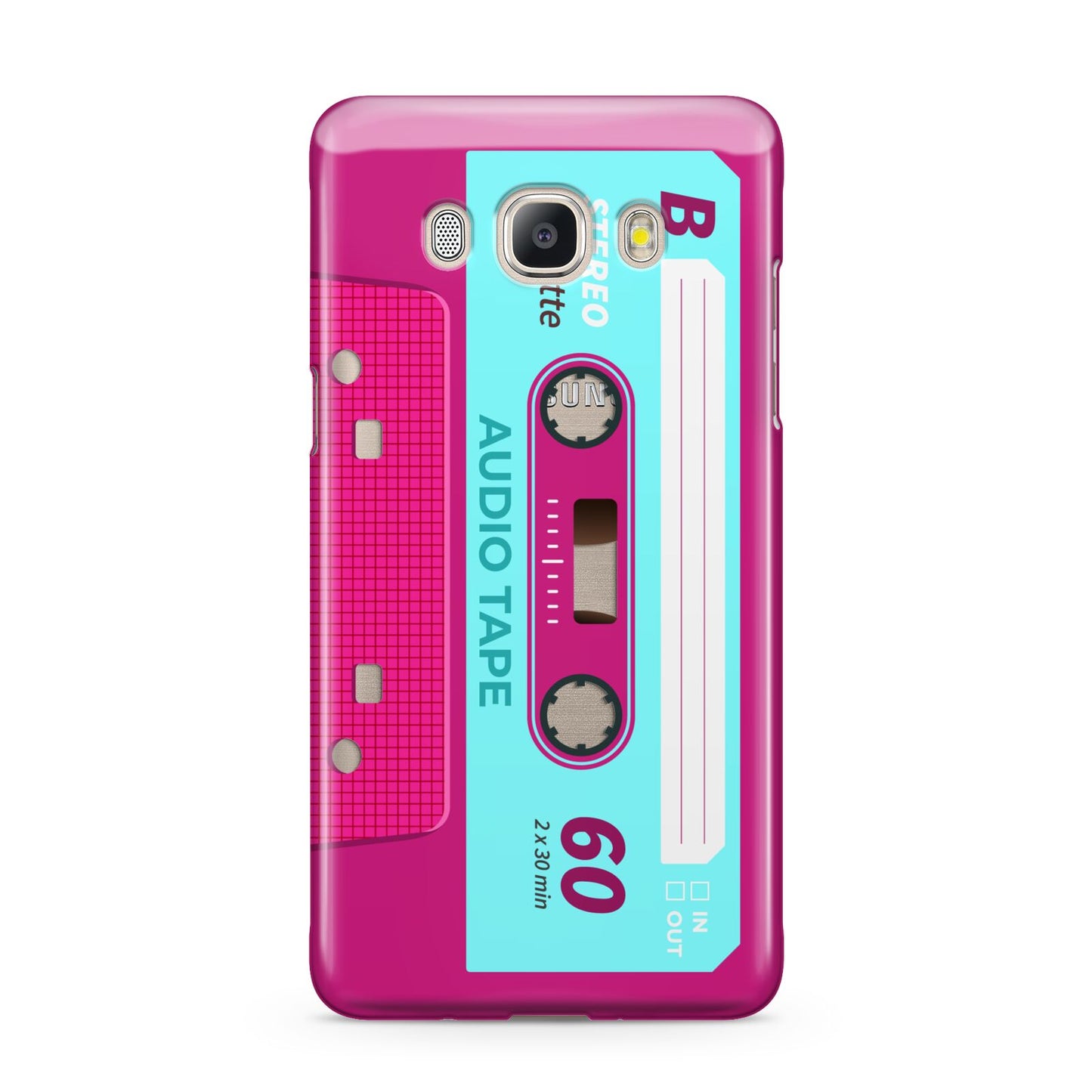 Bright Pink Cassette Tape Samsung Galaxy J5 2016 Case