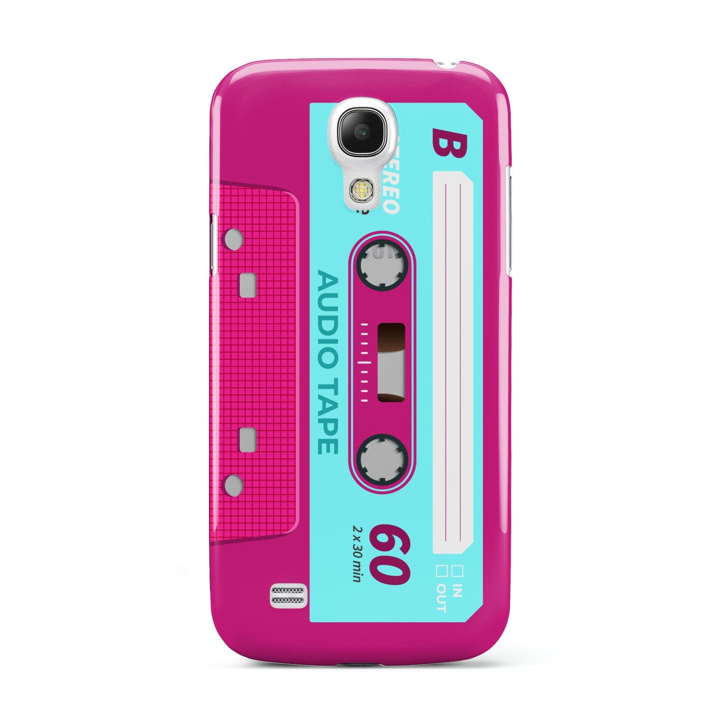 Bright Pink Cassette Tape Samsung Galaxy S4 Mini Case