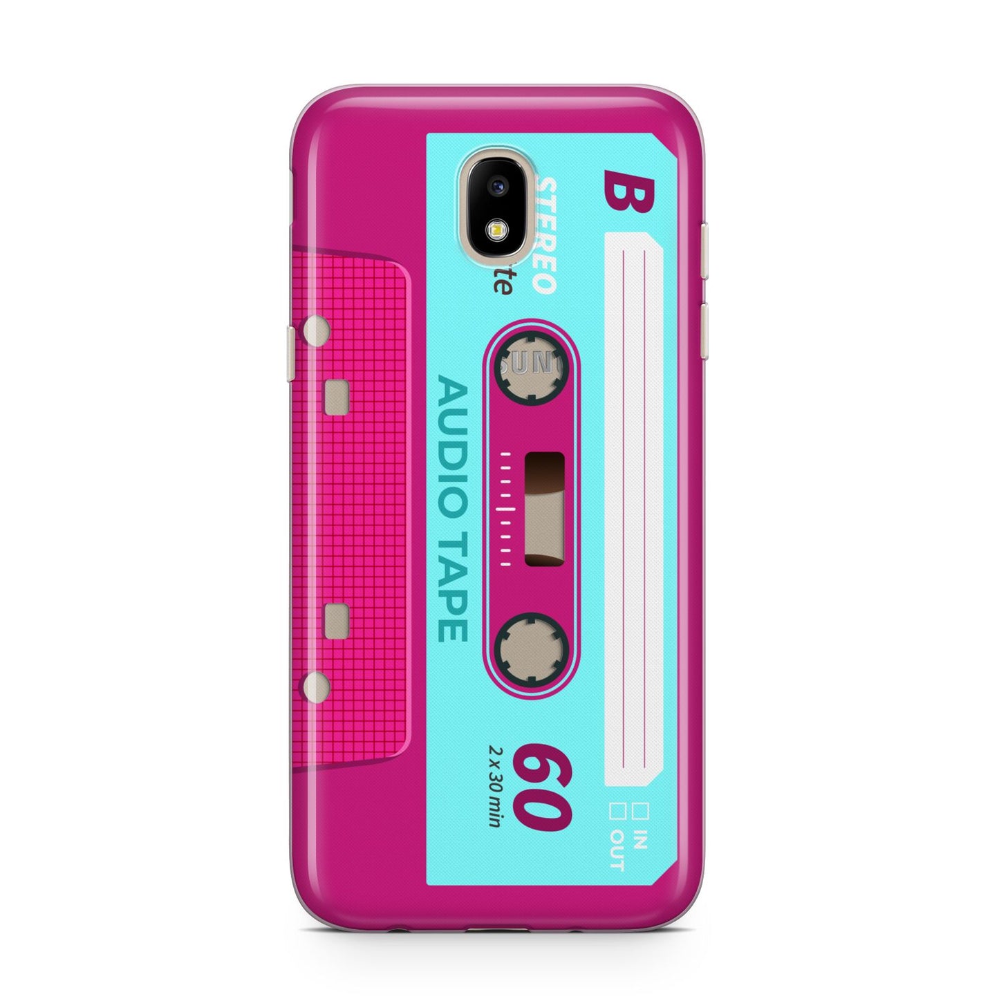 Bright Pink Cassette Tape Samsung J5 2017 Case