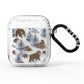 Brown Bear AirPods Glitter Case