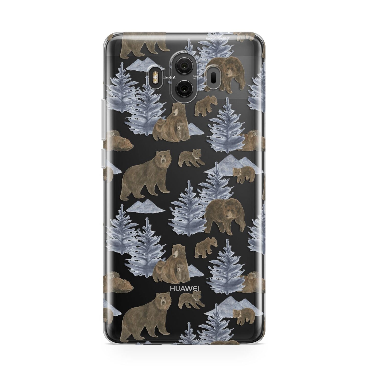 Brown Bear Huawei Mate 10 Protective Phone Case