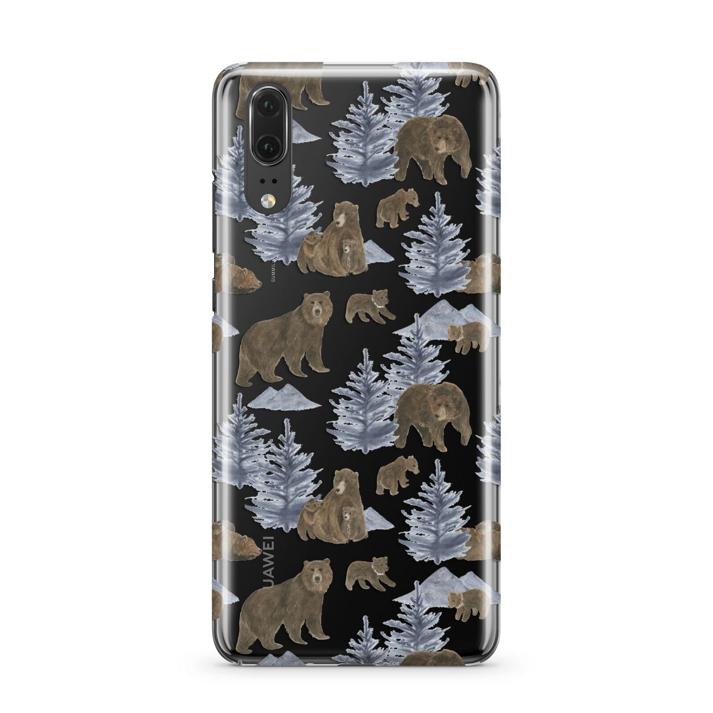 Brown Bear Huawei P20 Phone Case