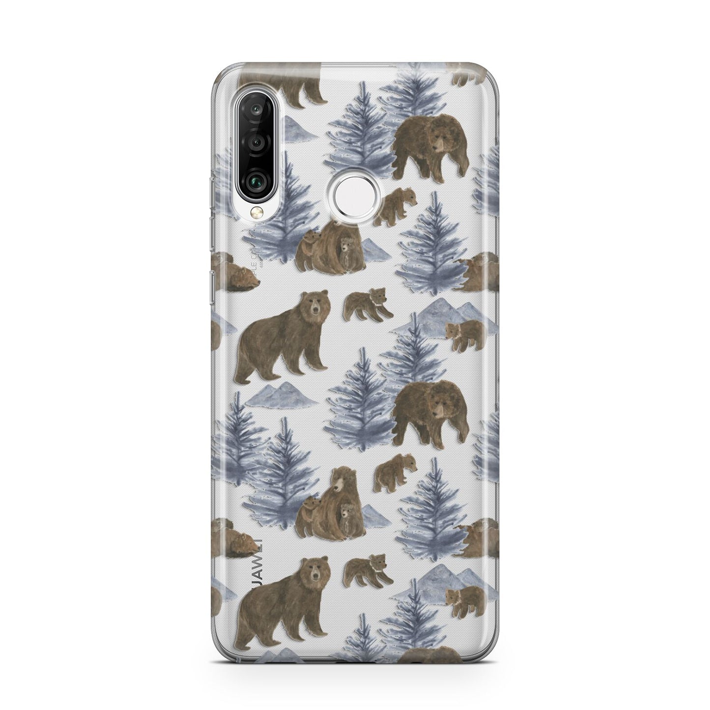 Brown Bear Huawei P30 Lite Phone Case