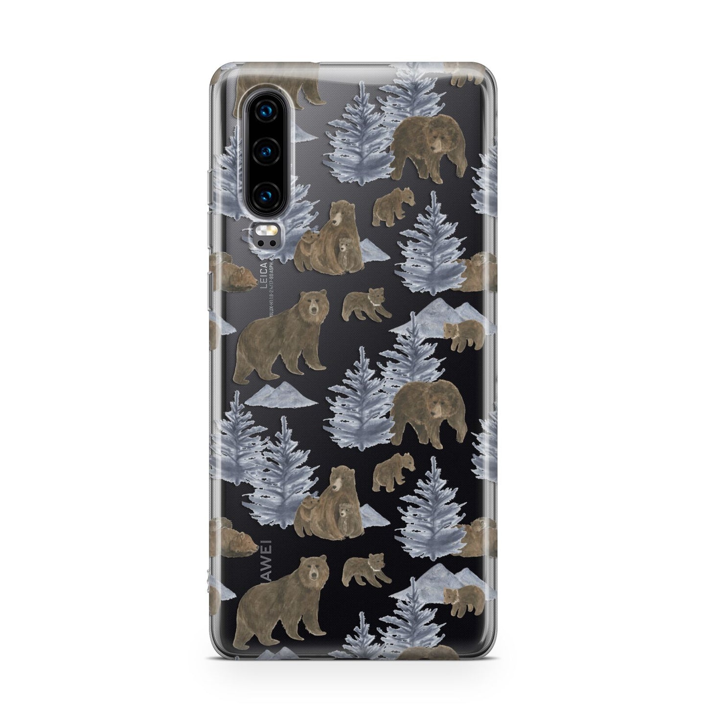 Brown Bear Huawei P30 Phone Case