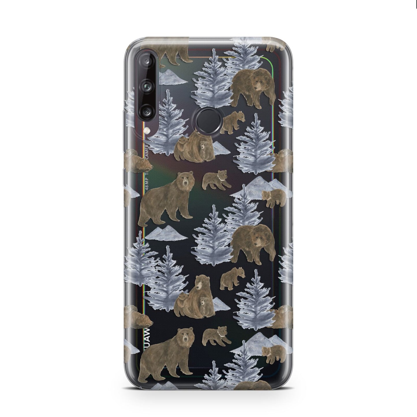 Brown Bear Huawei P40 Lite E Phone Case