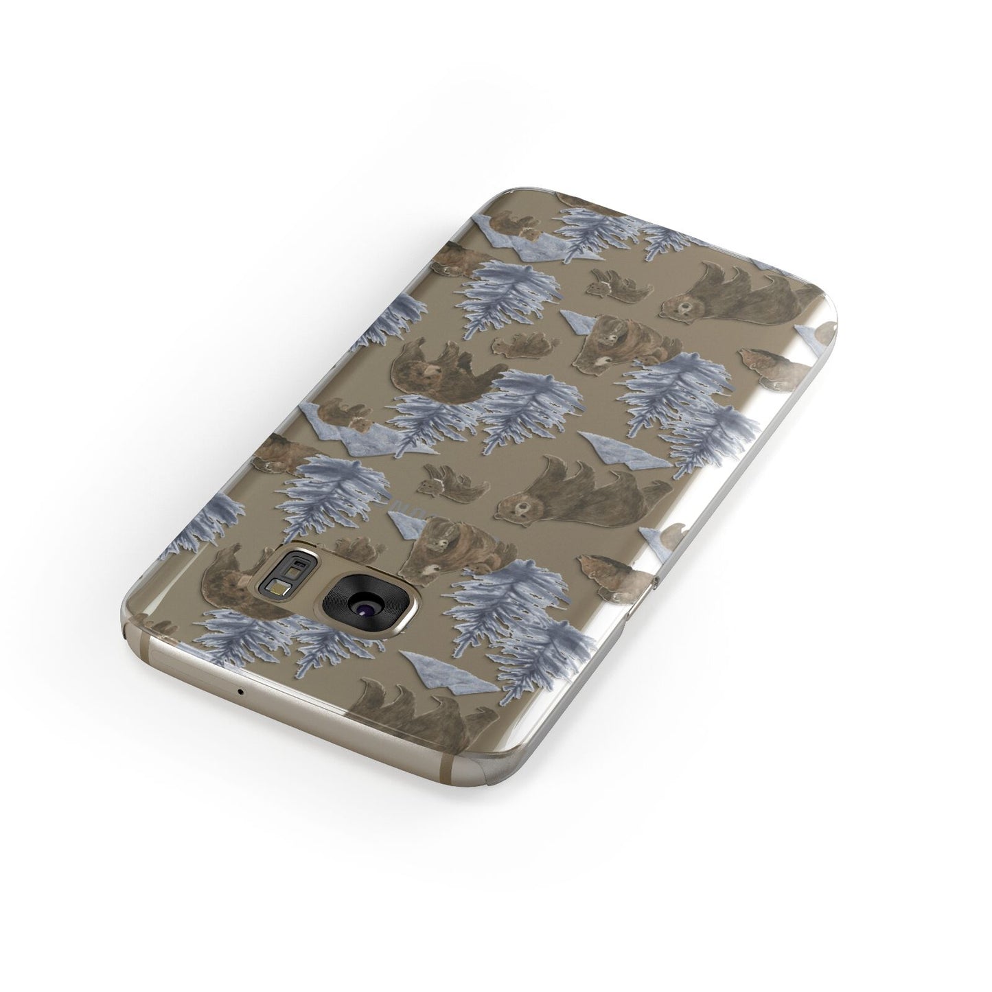 Brown Bear Samsung Galaxy Case Front Close Up