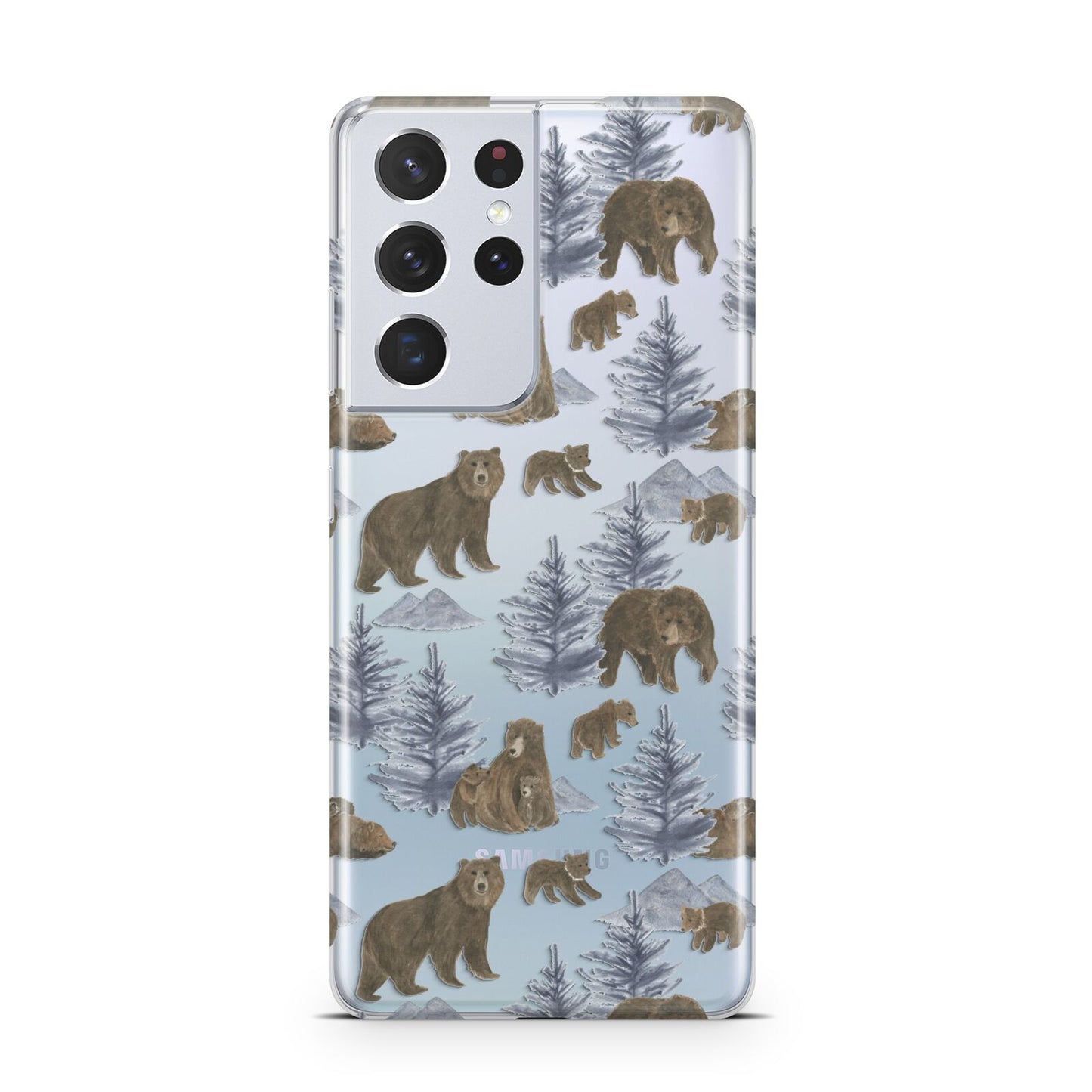 Brown Bear Samsung S21 Ultra Case