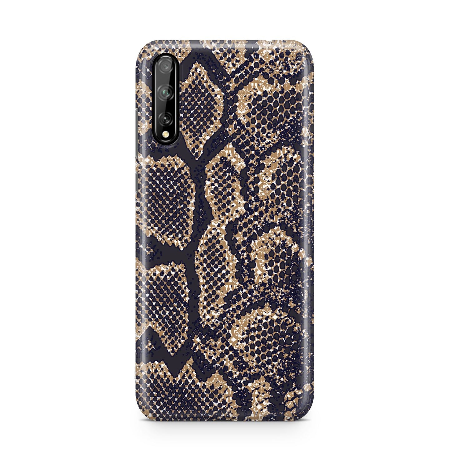 Brown Snakeskin Huawei Enjoy 10s Phone Case