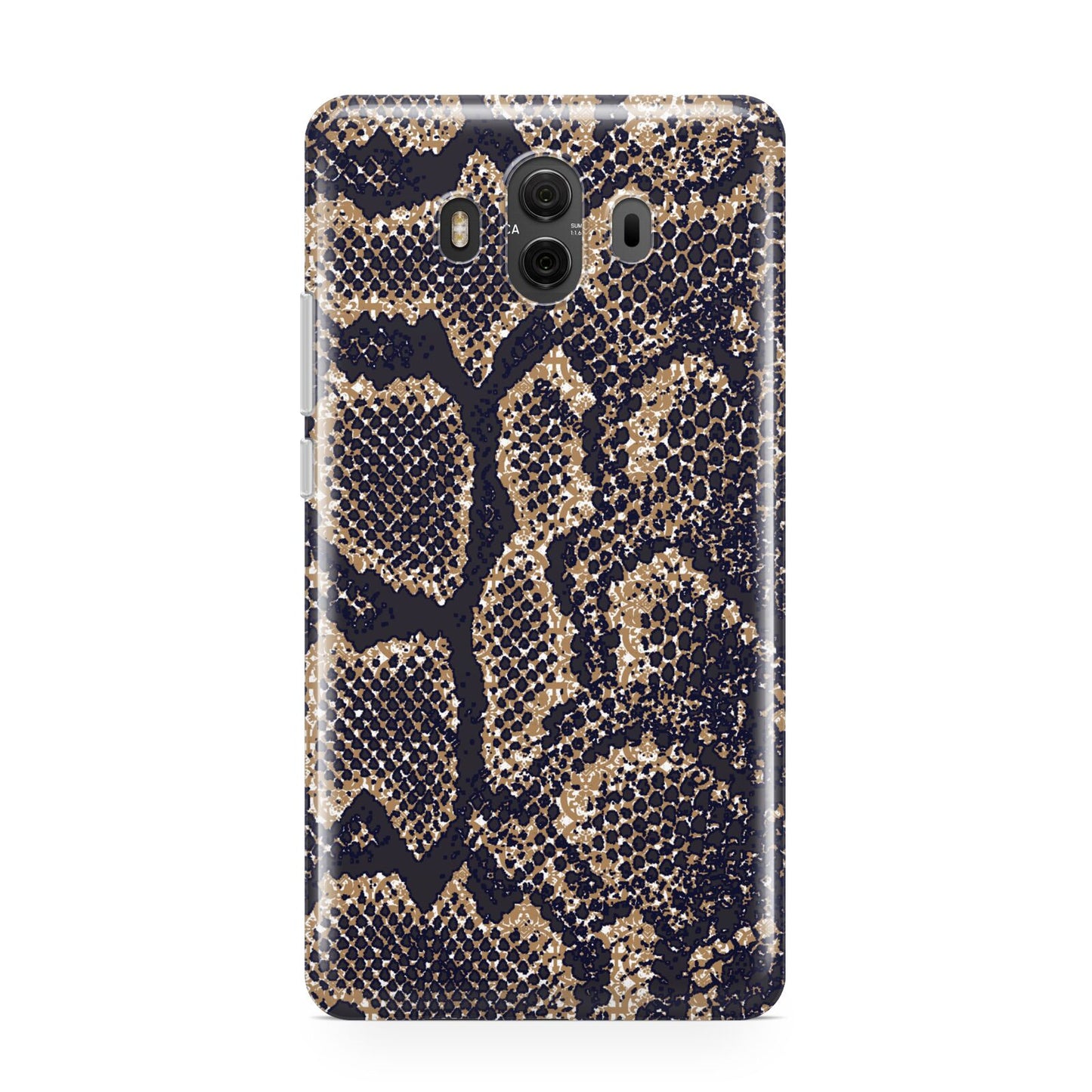 Brown Snakeskin Huawei Mate 10 Protective Phone Case