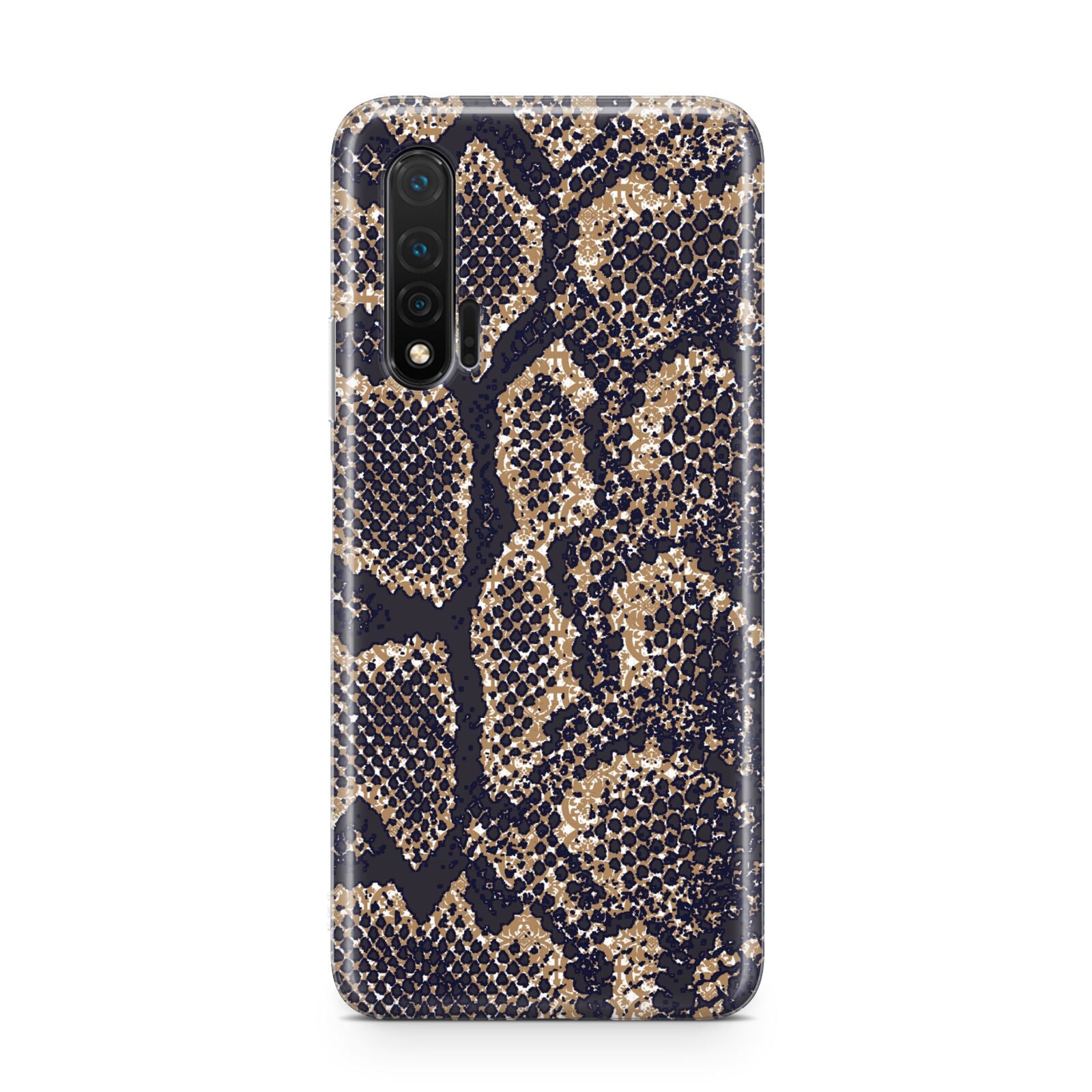 Brown Snakeskin Huawei Nova 6 Phone Case