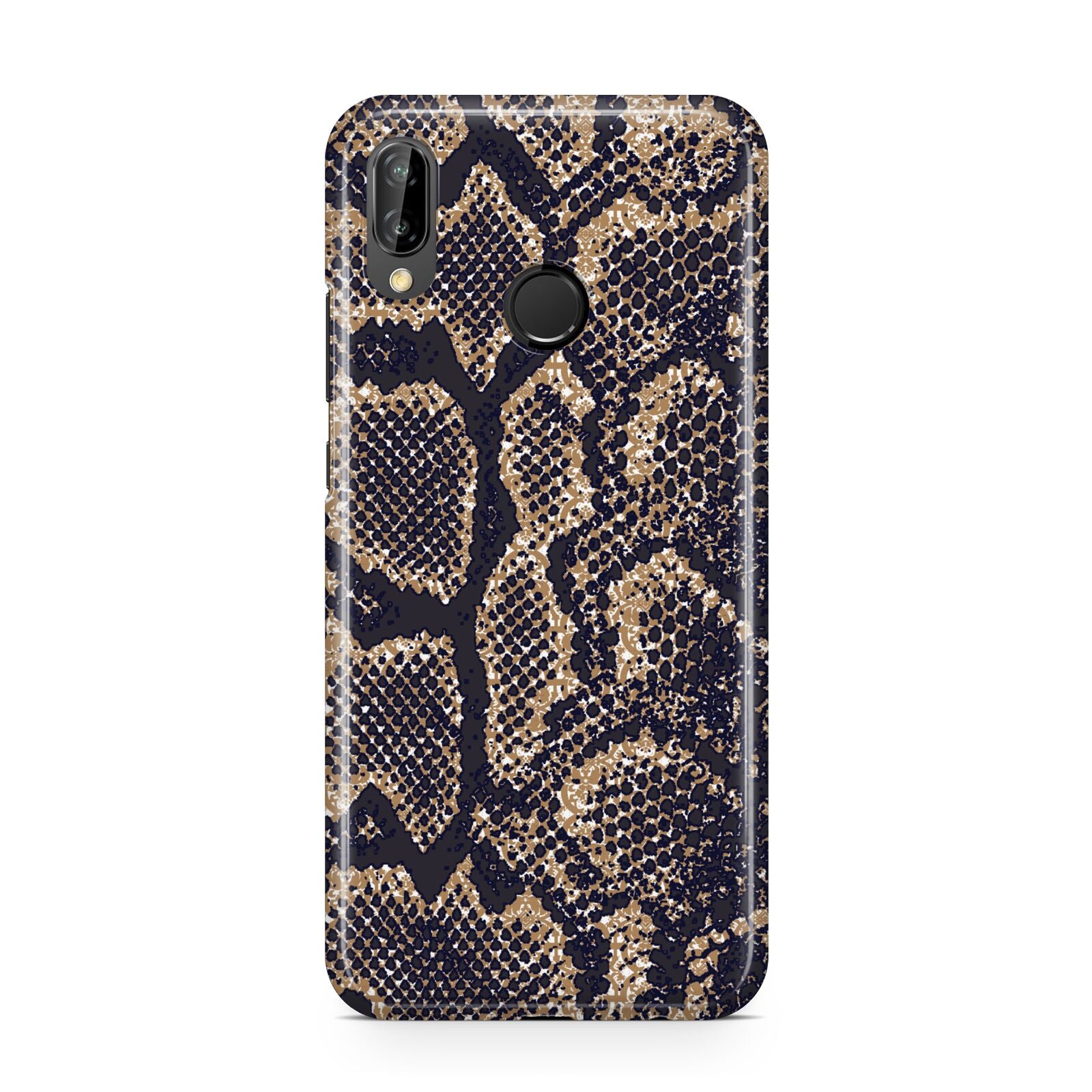 Brown Snakeskin Huawei P20 Lite Phone Case