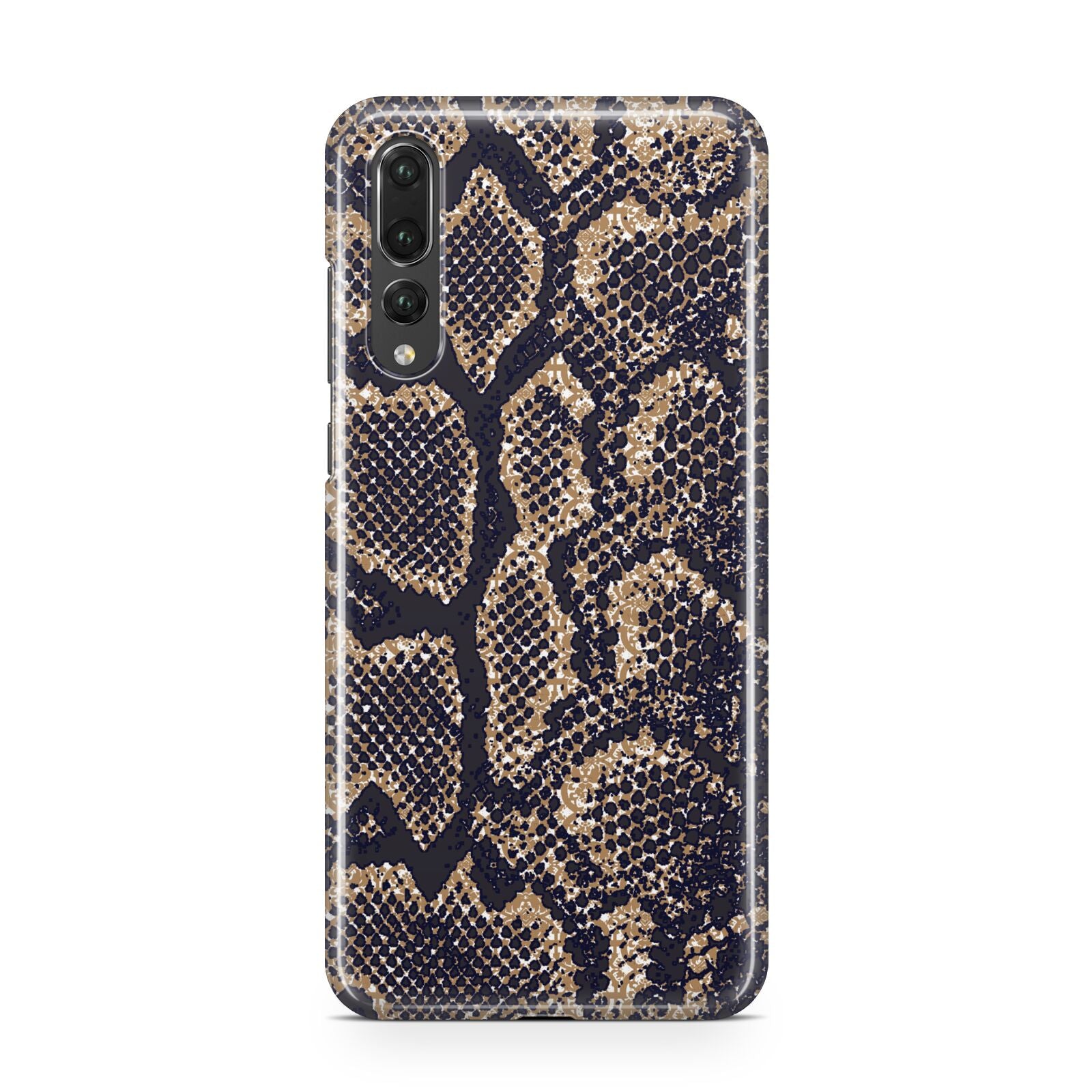 Brown Snakeskin Huawei P20 Pro Phone Case