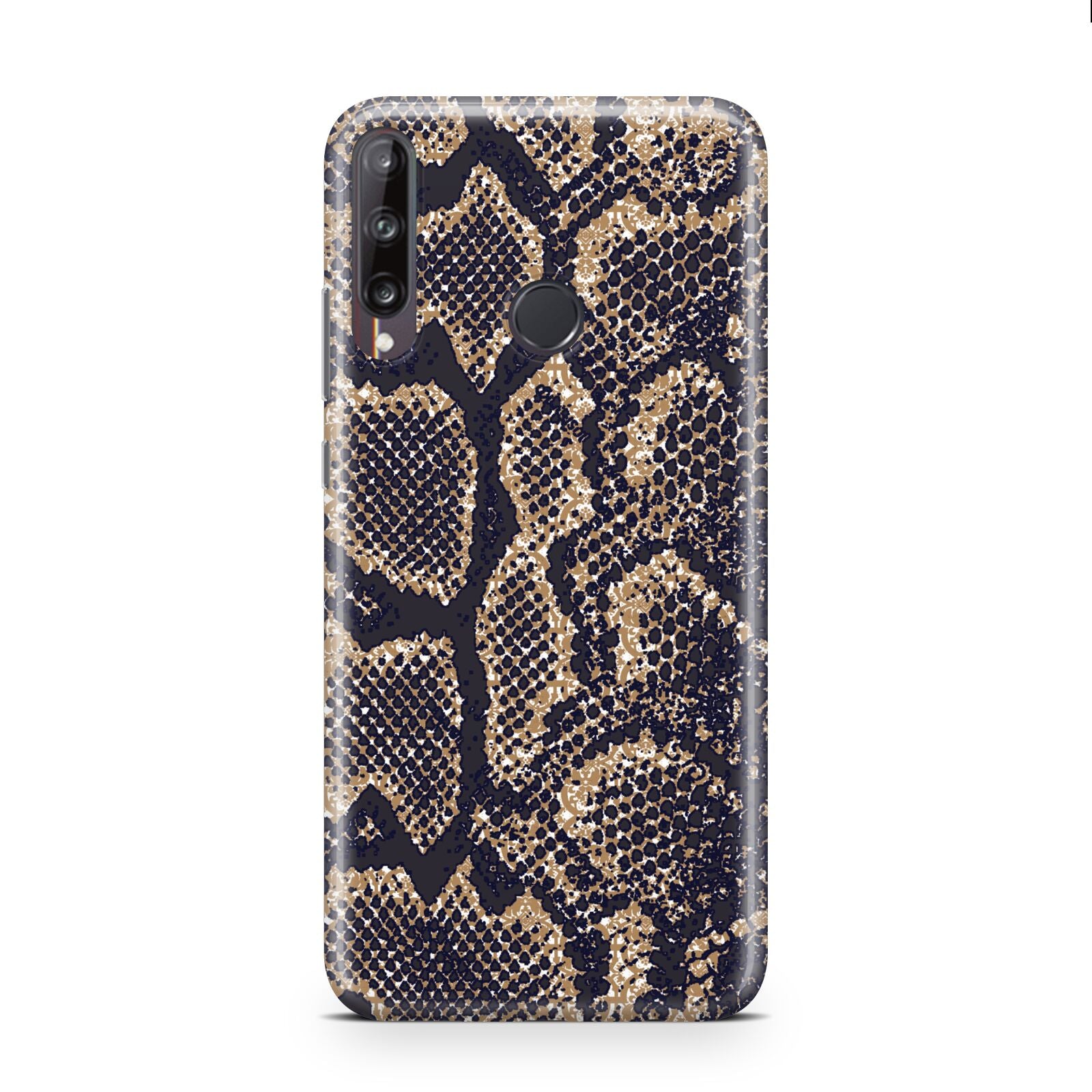 Brown Snakeskin Huawei P40 Lite E Phone Case