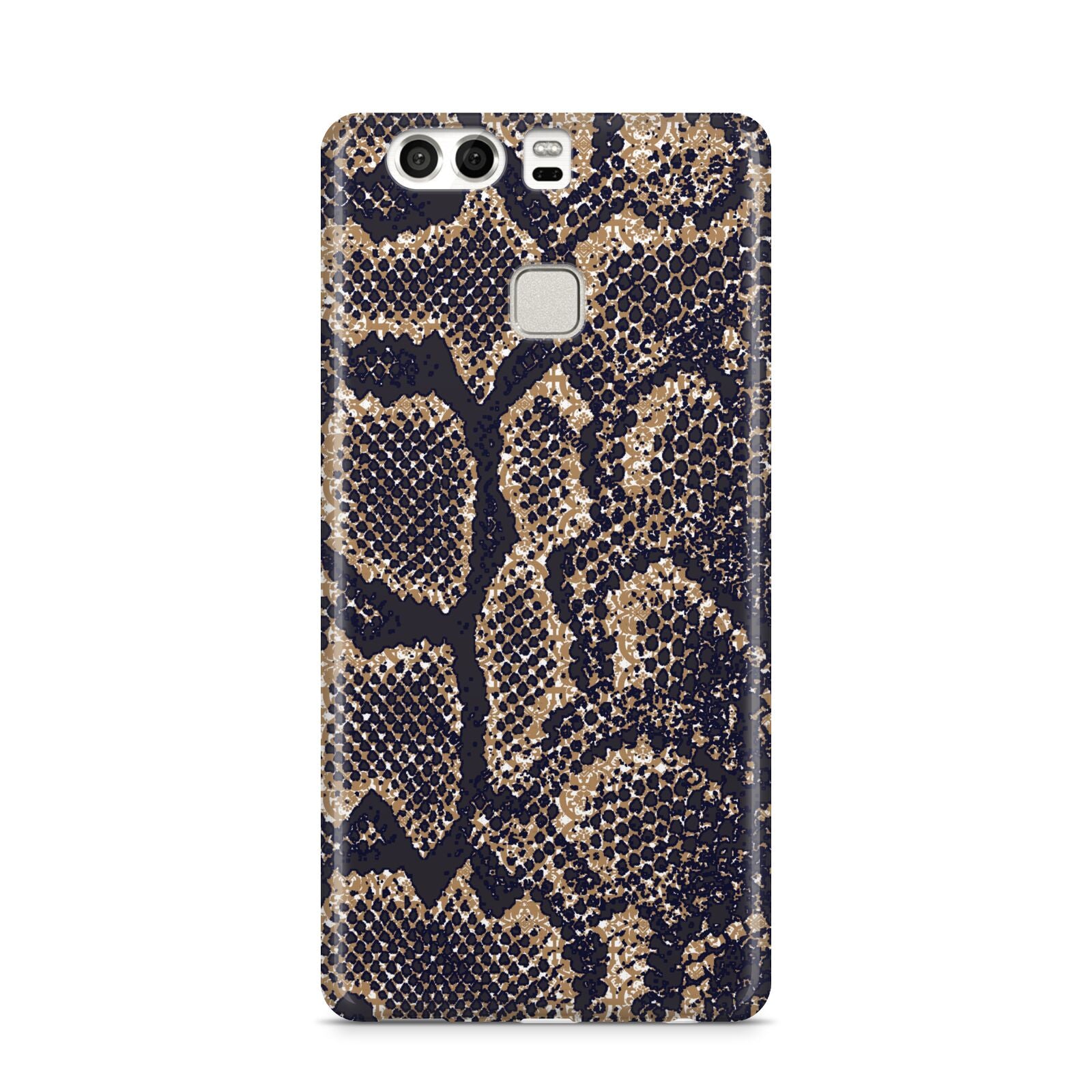 Brown Snakeskin Huawei P9 Case