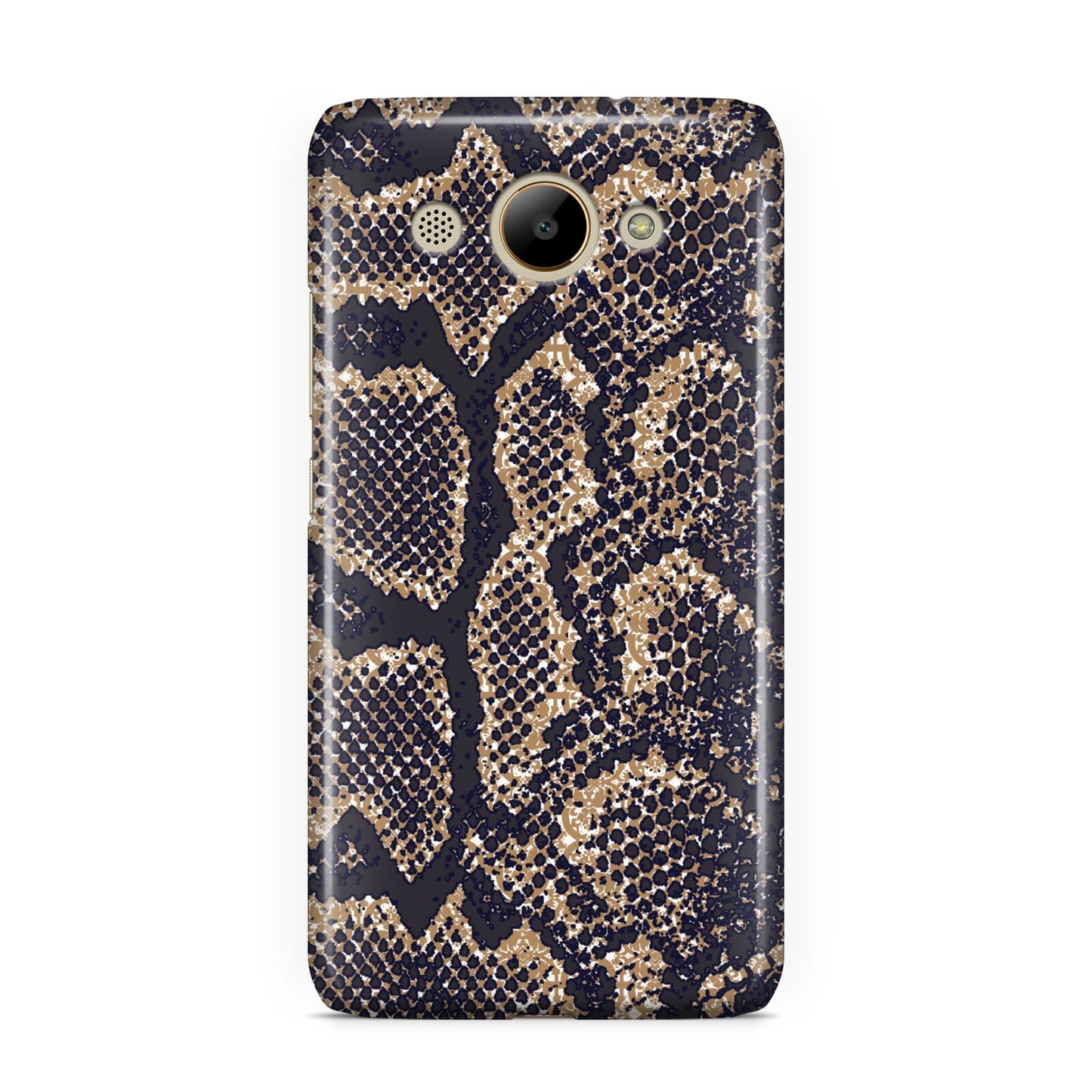 Brown Snakeskin Huawei Y3 2017