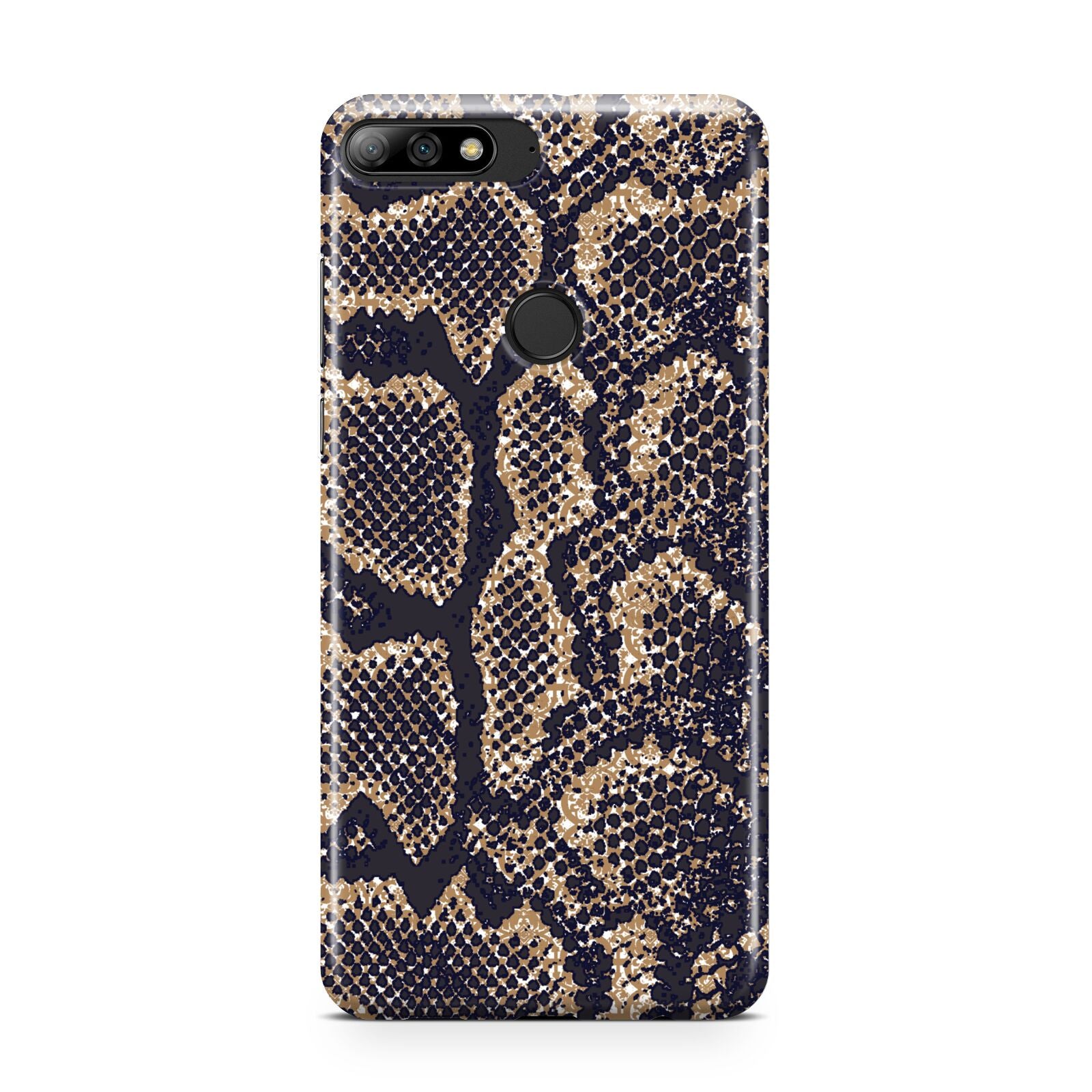 Brown Snakeskin Huawei Y7 2018