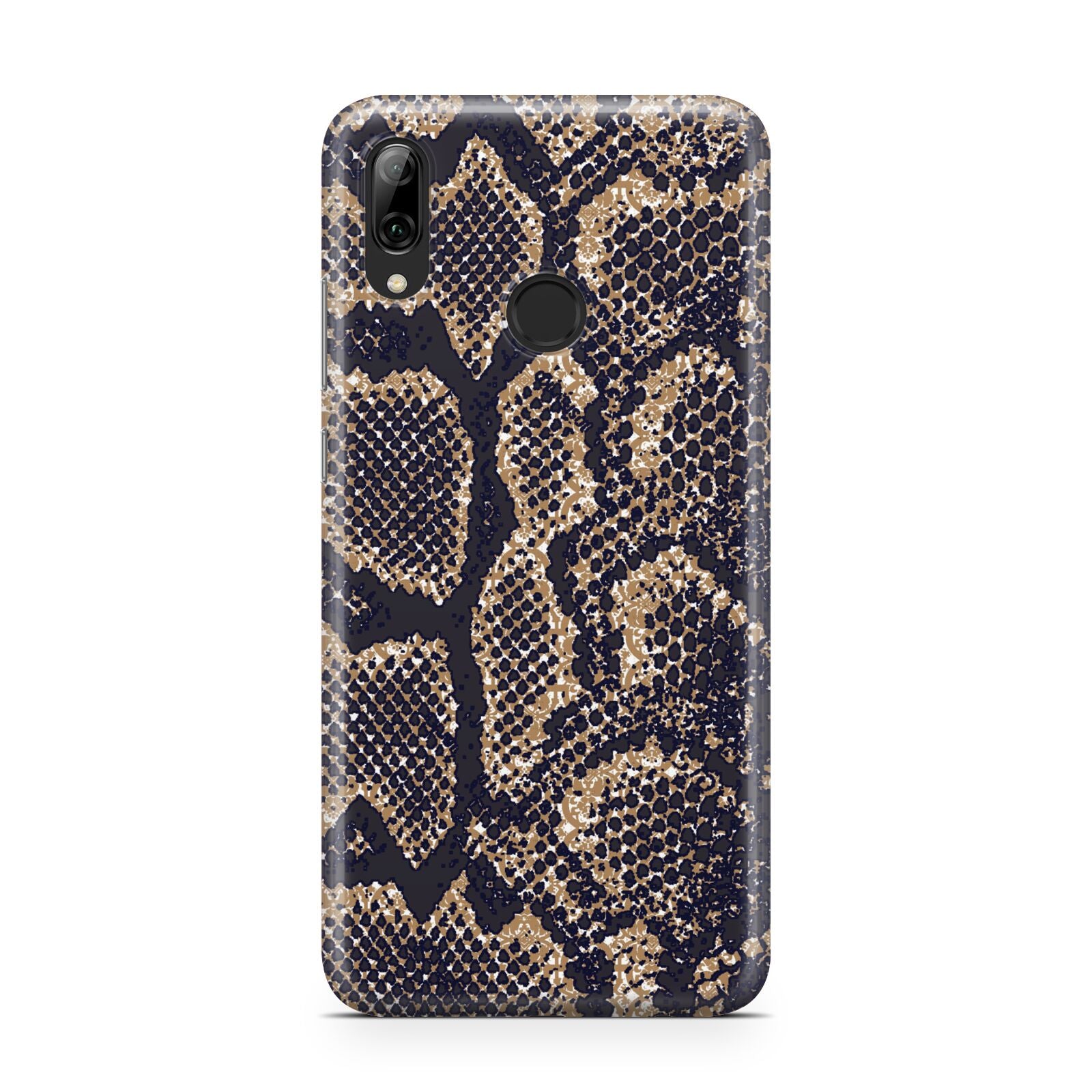 Brown Snakeskin Huawei Y7 2019