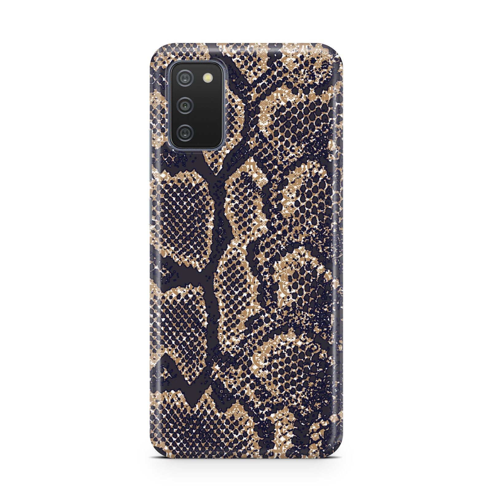 Brown Snakeskin Samsung A02s Case