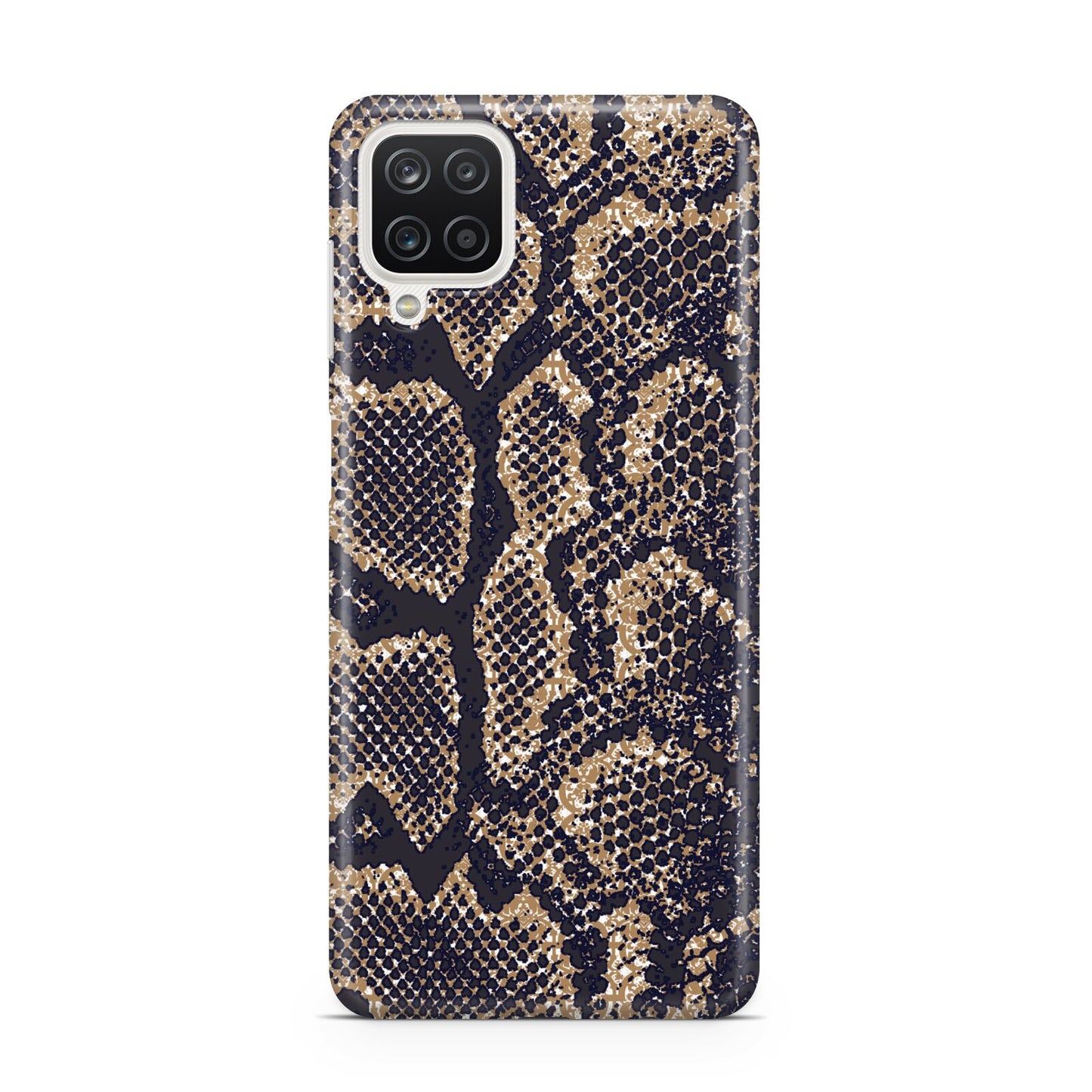 Brown Snakeskin Samsung A12 Case