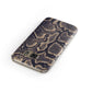 Brown Snakeskin Samsung Galaxy Case Front Close Up
