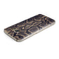 Brown Snakeskin Samsung Galaxy Case Top Cutout