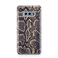 Brown Snakeskin Samsung Galaxy S10E Case