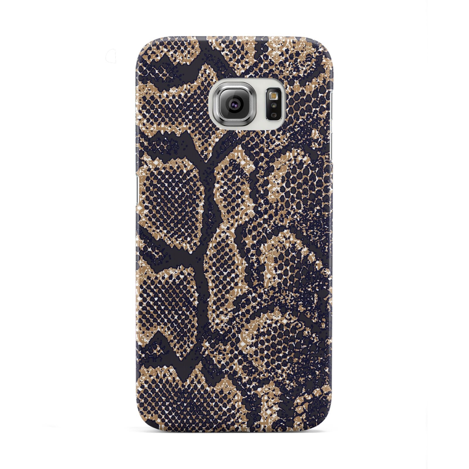 Brown Snakeskin Samsung Galaxy S6 Edge Case