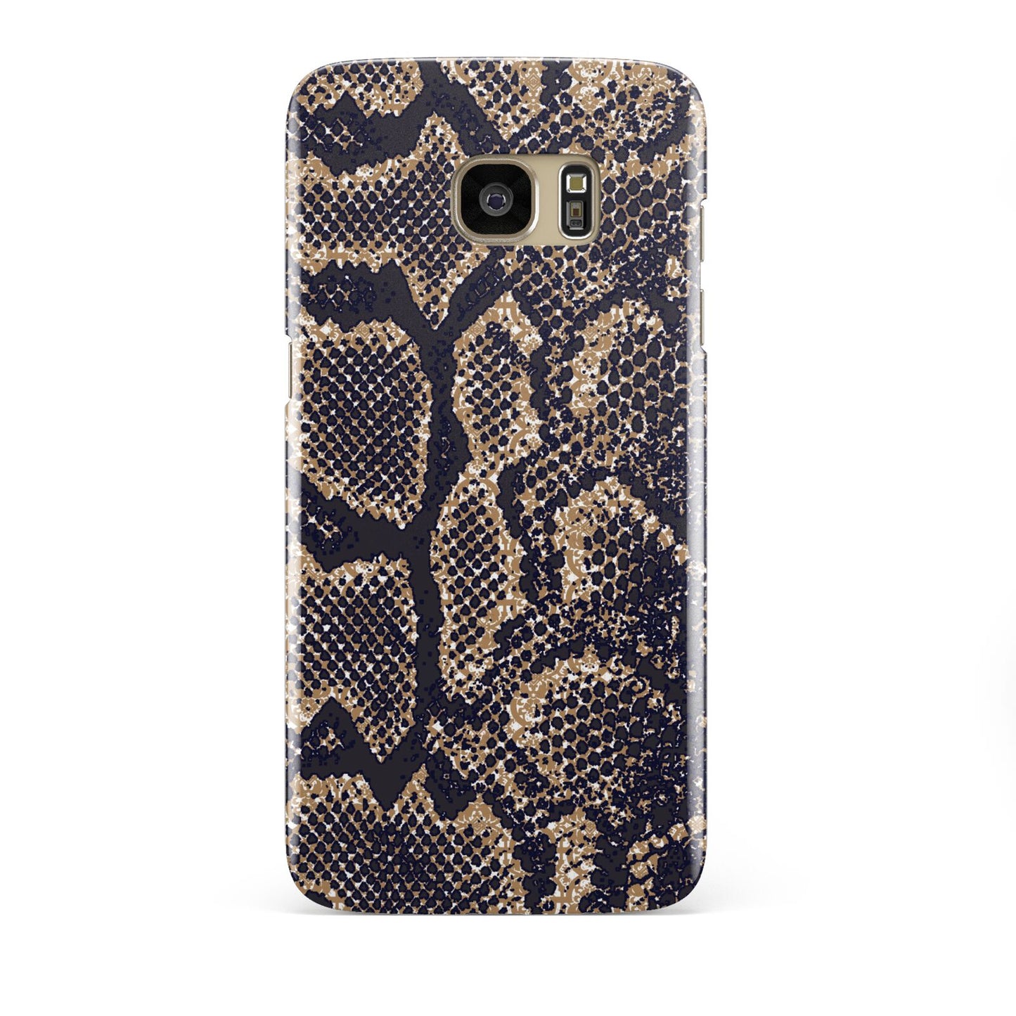 Brown Snakeskin Samsung Galaxy S7 Edge Case