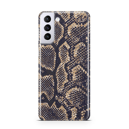 Brown Snakeskin Samsung S21 Plus Case