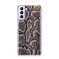 Brown Snakeskin Samsung S21 Plus Phone Case