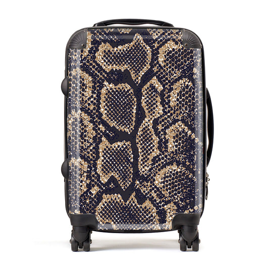 Brown Snakeskin Suitcase