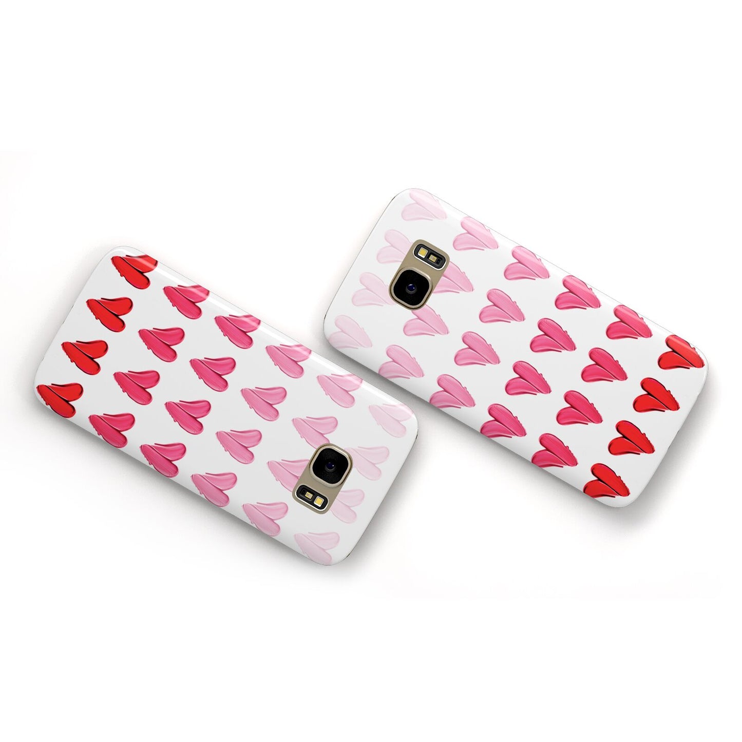 Brushstroke Heart Samsung Galaxy Case Flat Overview