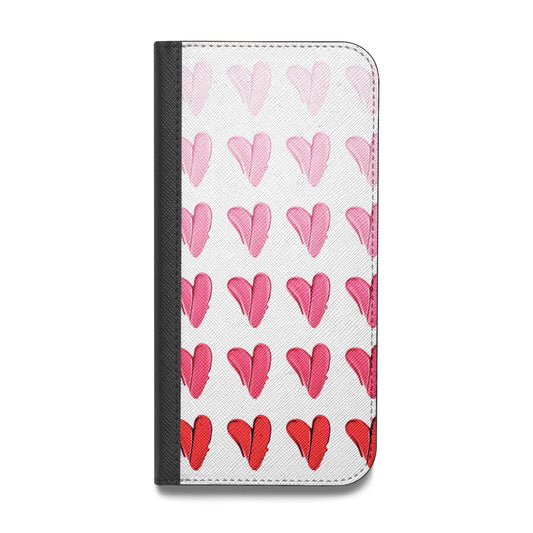 Brushstroke Heart Vegan Leather Flip Samsung Case