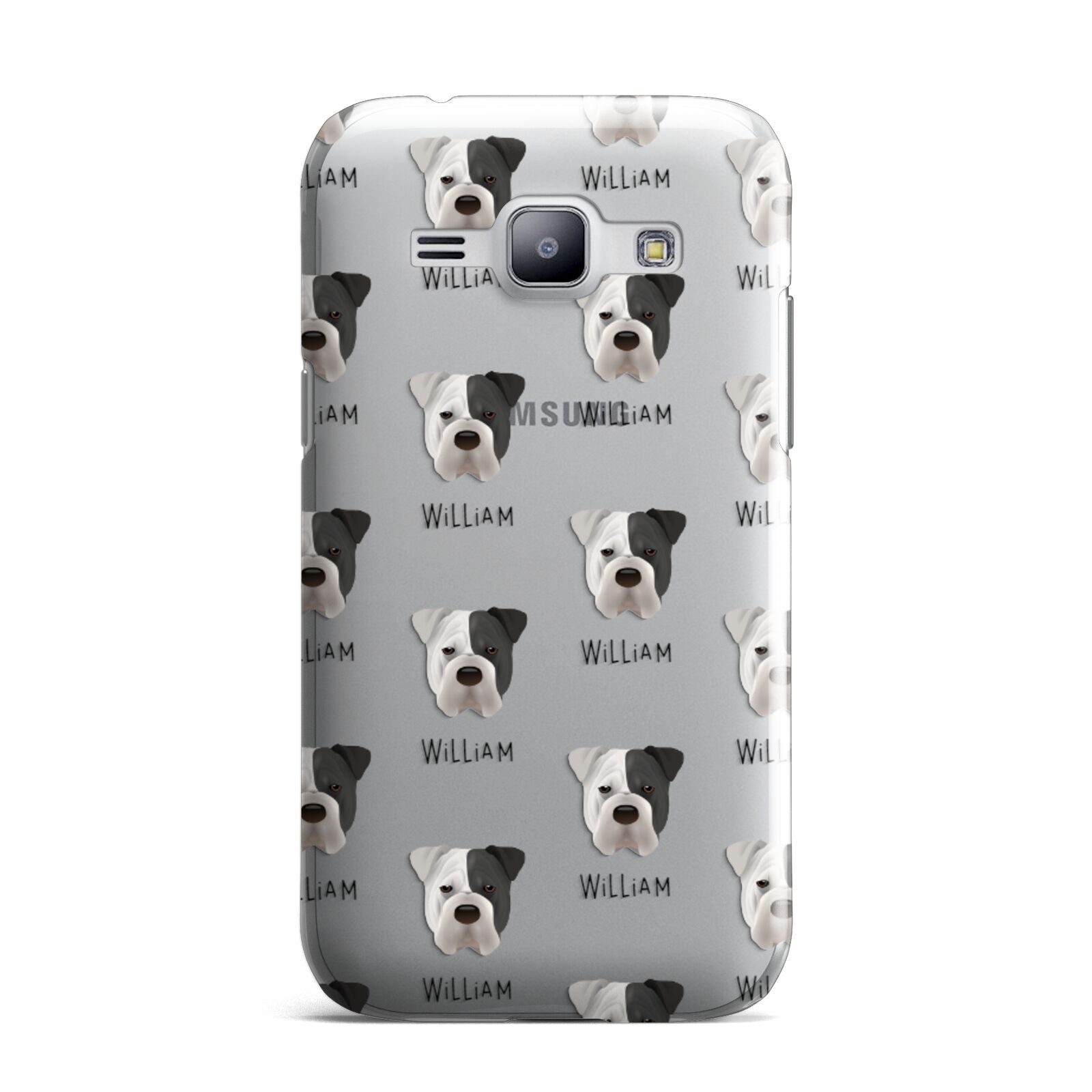 Bull Pei Icon with Name Samsung Galaxy J1 2015 Case