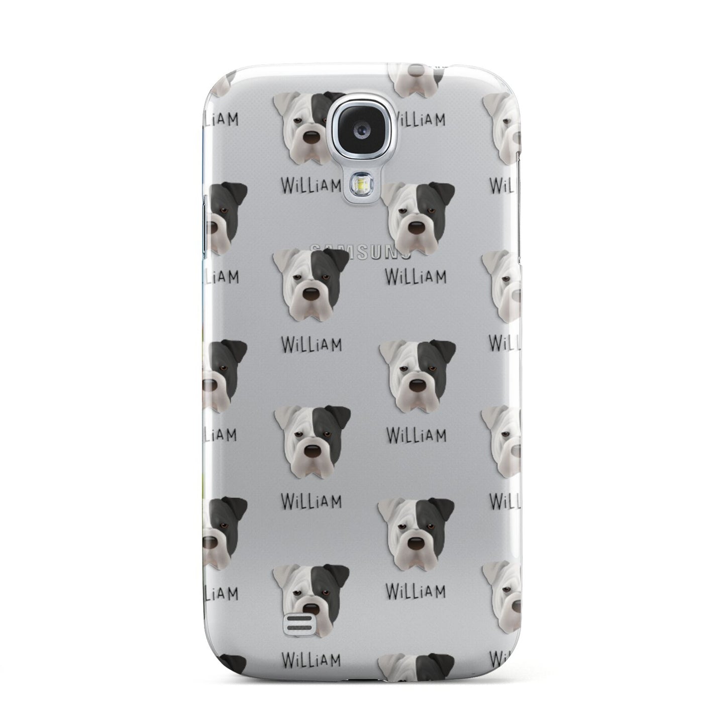 Bull Pei Icon with Name Samsung Galaxy S4 Case