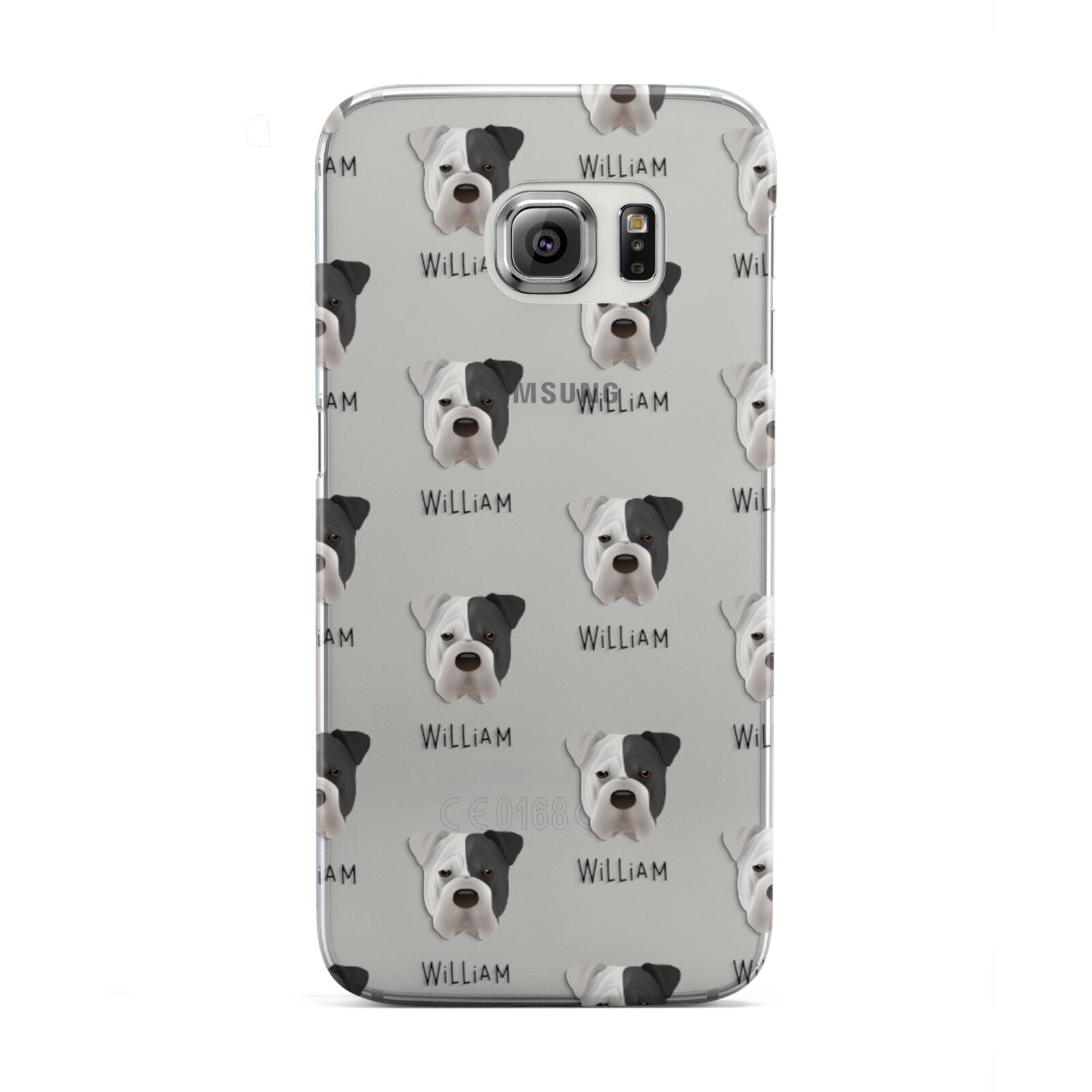 Bull Pei Icon with Name Samsung Galaxy S6 Edge Case