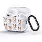 Bull Terrier Icon with Name AirPods Pro Glitter Case Side Image