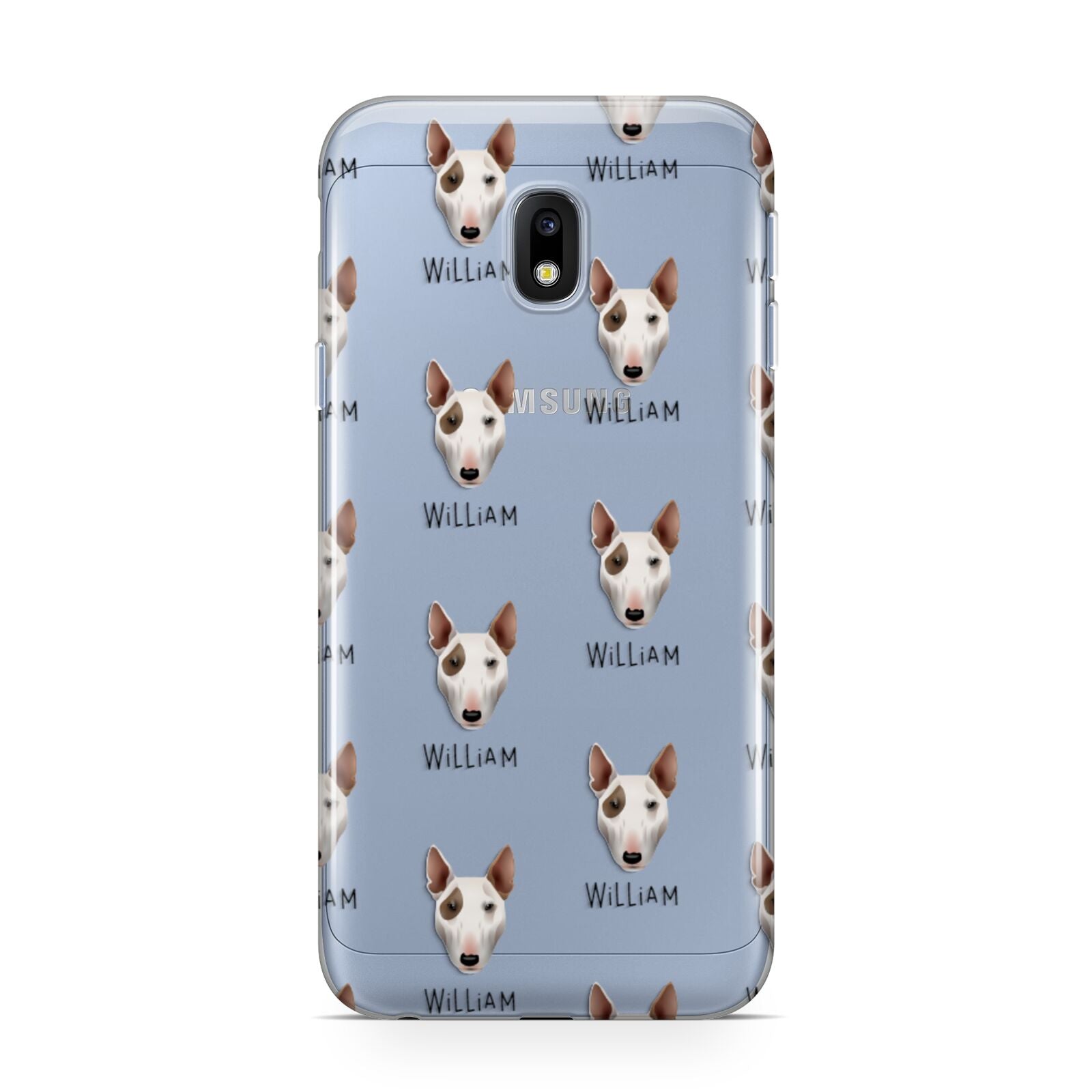 Bull Terrier Icon with Name Samsung Galaxy J3 2017 Case