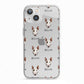 Bull Terrier Icon with Name iPhone 13 TPU Impact Case with White Edges