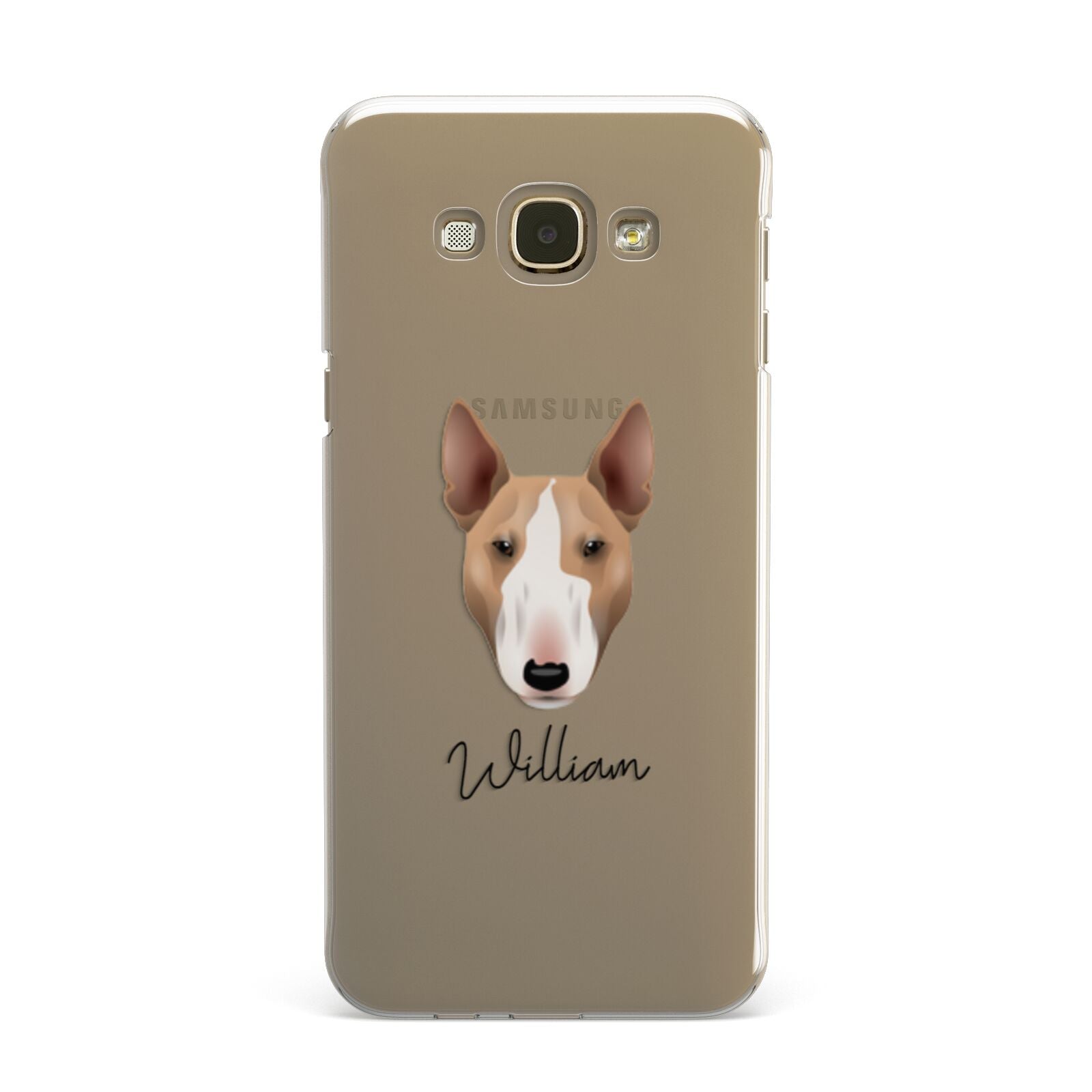 Bull Terrier Personalised Samsung Galaxy A8 Case