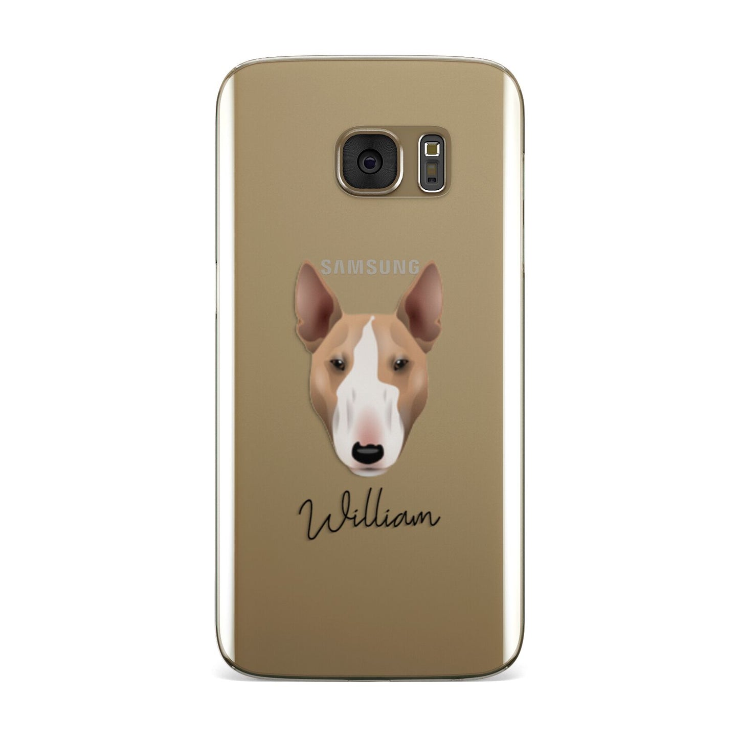 Bull Terrier Personalised Samsung Galaxy Case